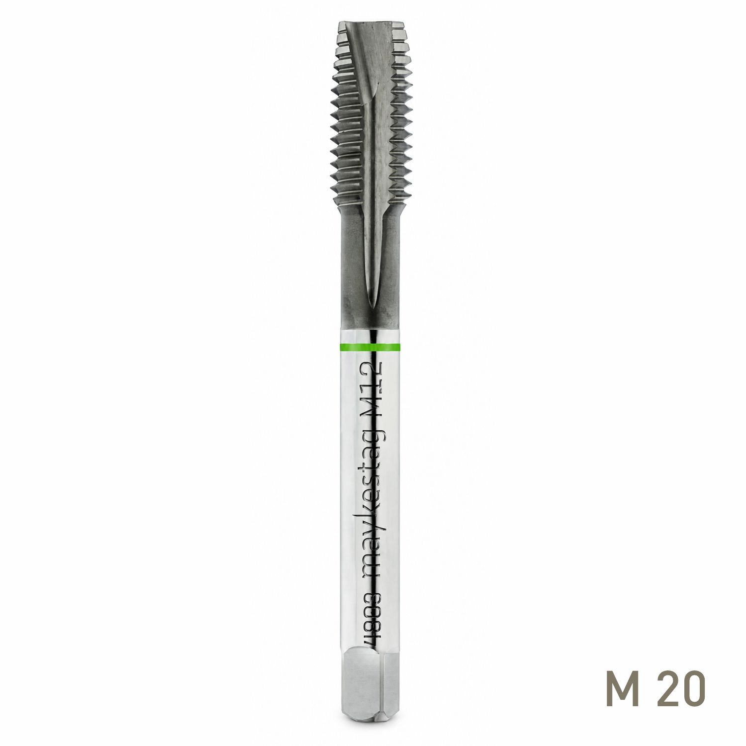 MAYKESTAG HSS-Co5 Machine Tap M20 x 2 Straight Fluted DIN 376 Code 4803
