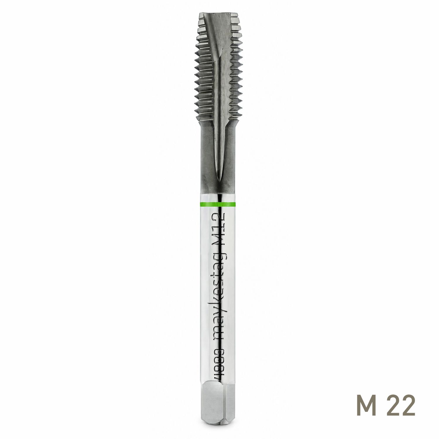 MAYKESTAG HSS-Co5 Machine Tap M22 x 2.5 Straight Fluted DIN 376 Code 4803