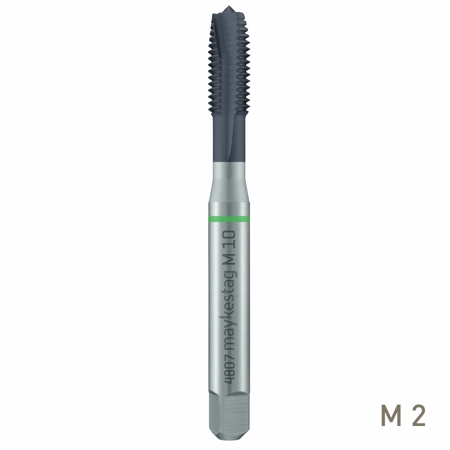 MAYKESTAG HSS-Co5 Machine Tap M2 Straight Fluted Metric ISO DIN 13 ALUNIT