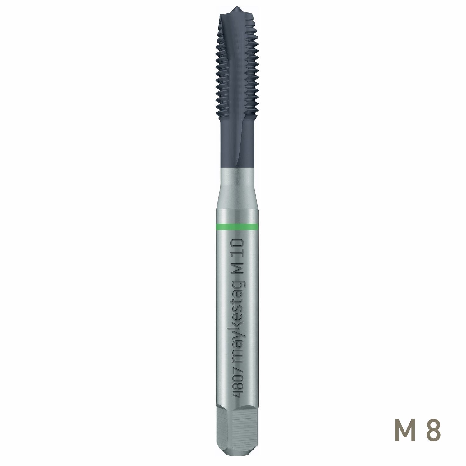 MAYKESTAG HSS-Co5 Machine Tap M8 Straight Fluted Metric ISO DIN 13 ALUNIT