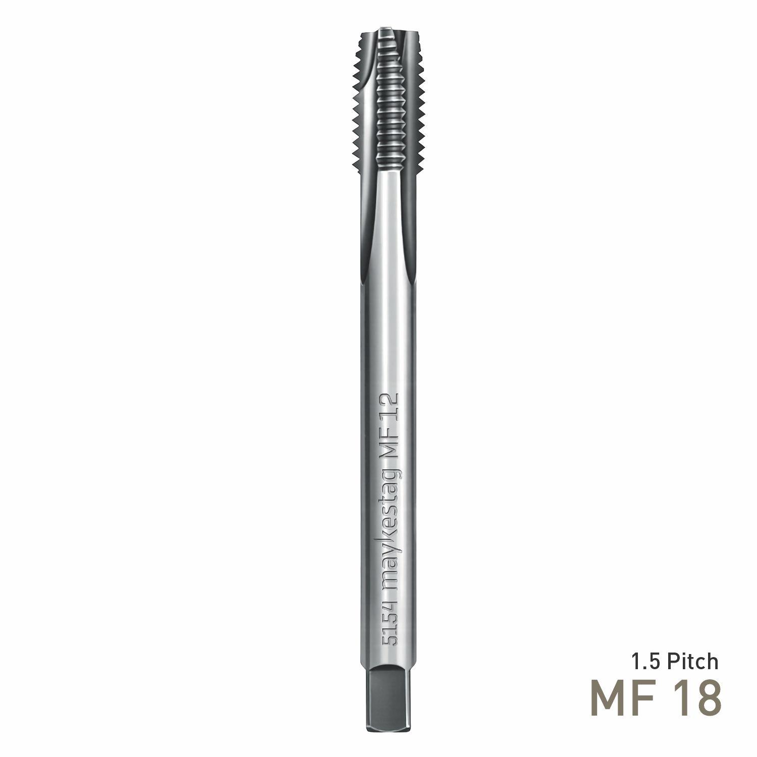 MAYKESTAG HSS-Co5 Machine Tap MF 18 x 1.5 DIN 374 Form B