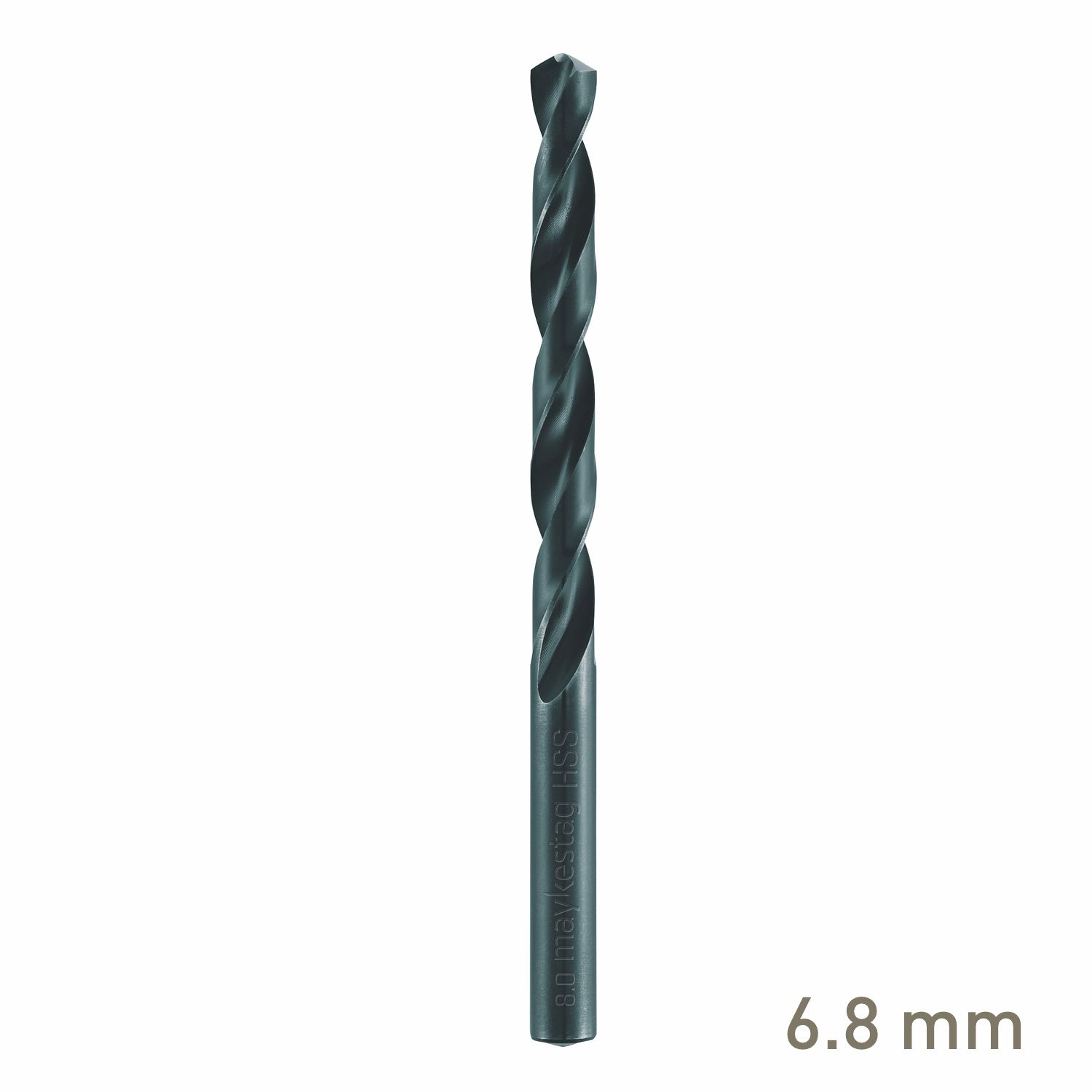 MAYKESTAG HSS Jobber Drill Bit 6.8mm Bulk Split Point Industrial