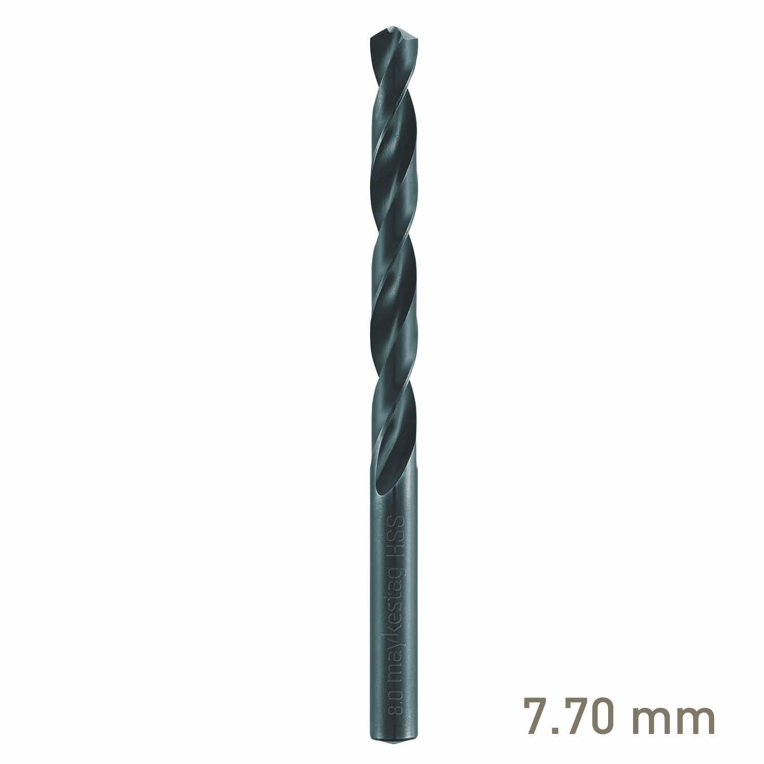 MAYKESTAG HSS Jobber Drill Bit 7.7mm Bulk Split Point Industrial