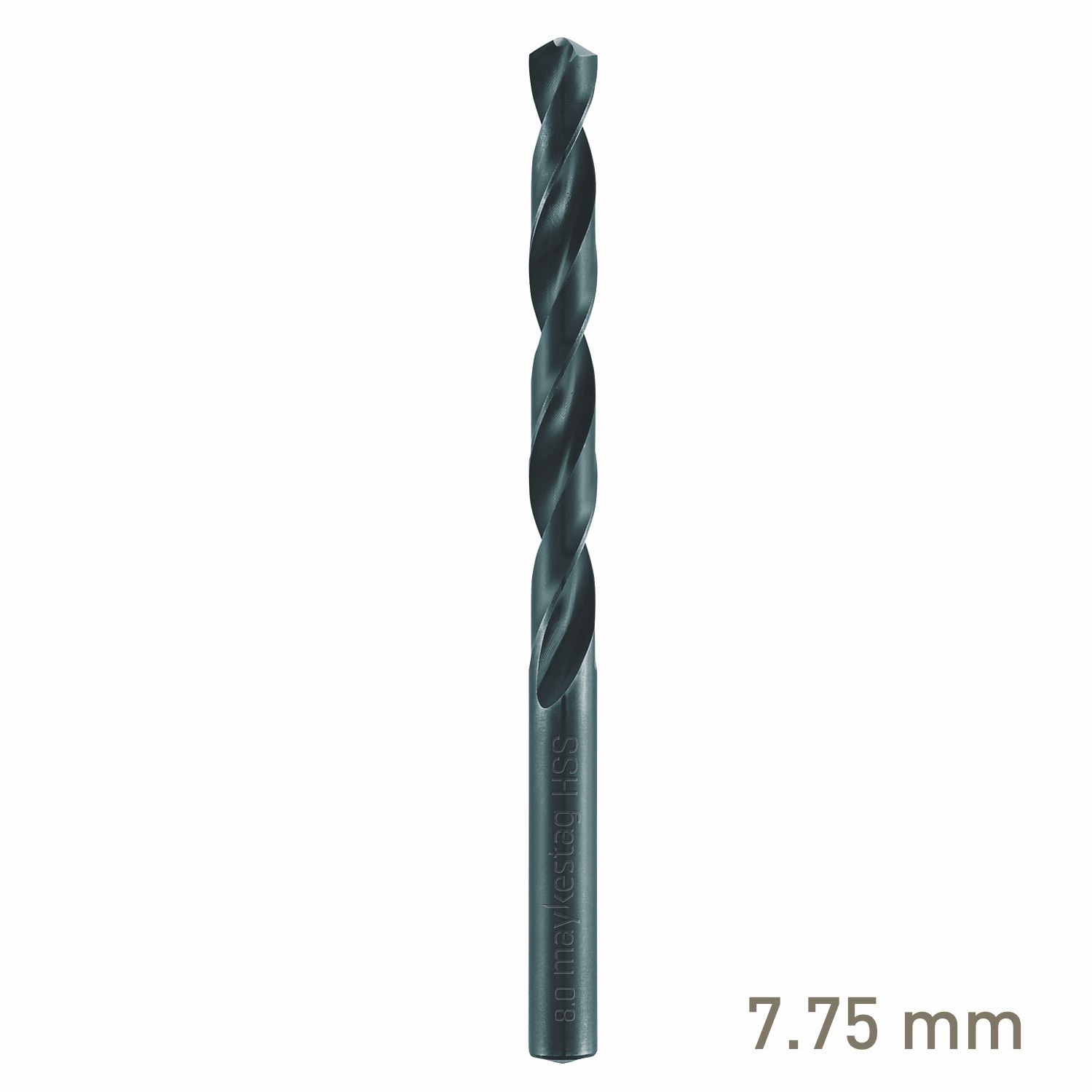 MAYKESTAG HSS Jobber Drill Bit 7.75mm Bulk Split Point Industrial