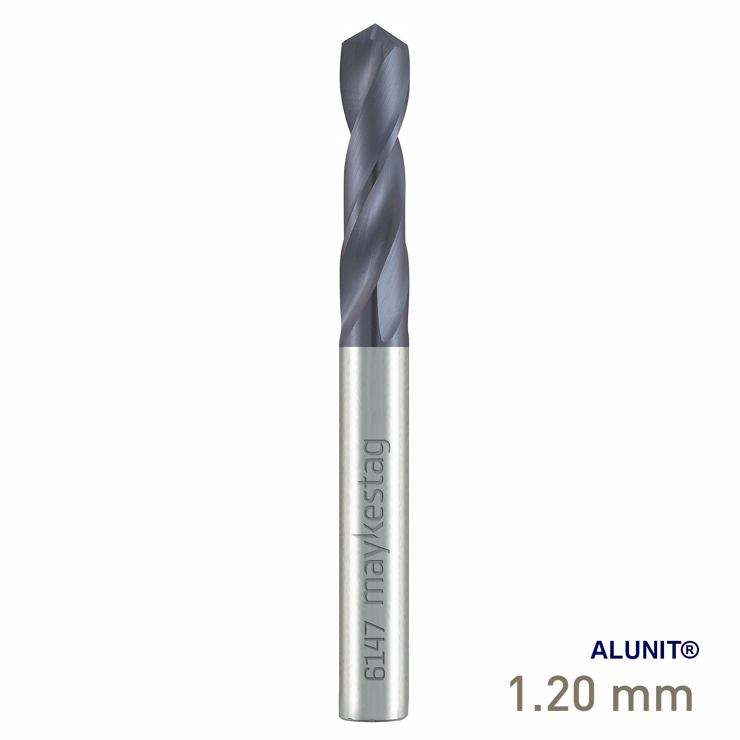 MAYKESTAG Solid Carbide Stub Drill 1.2mm Short Series DIN 6539 ALUNIT