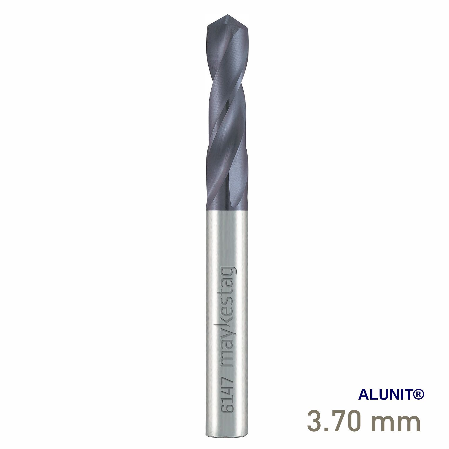 MAYKESTAG Solid Carbide Stub Drill 3.7mm Short Series DIN 6539 ALUNIT