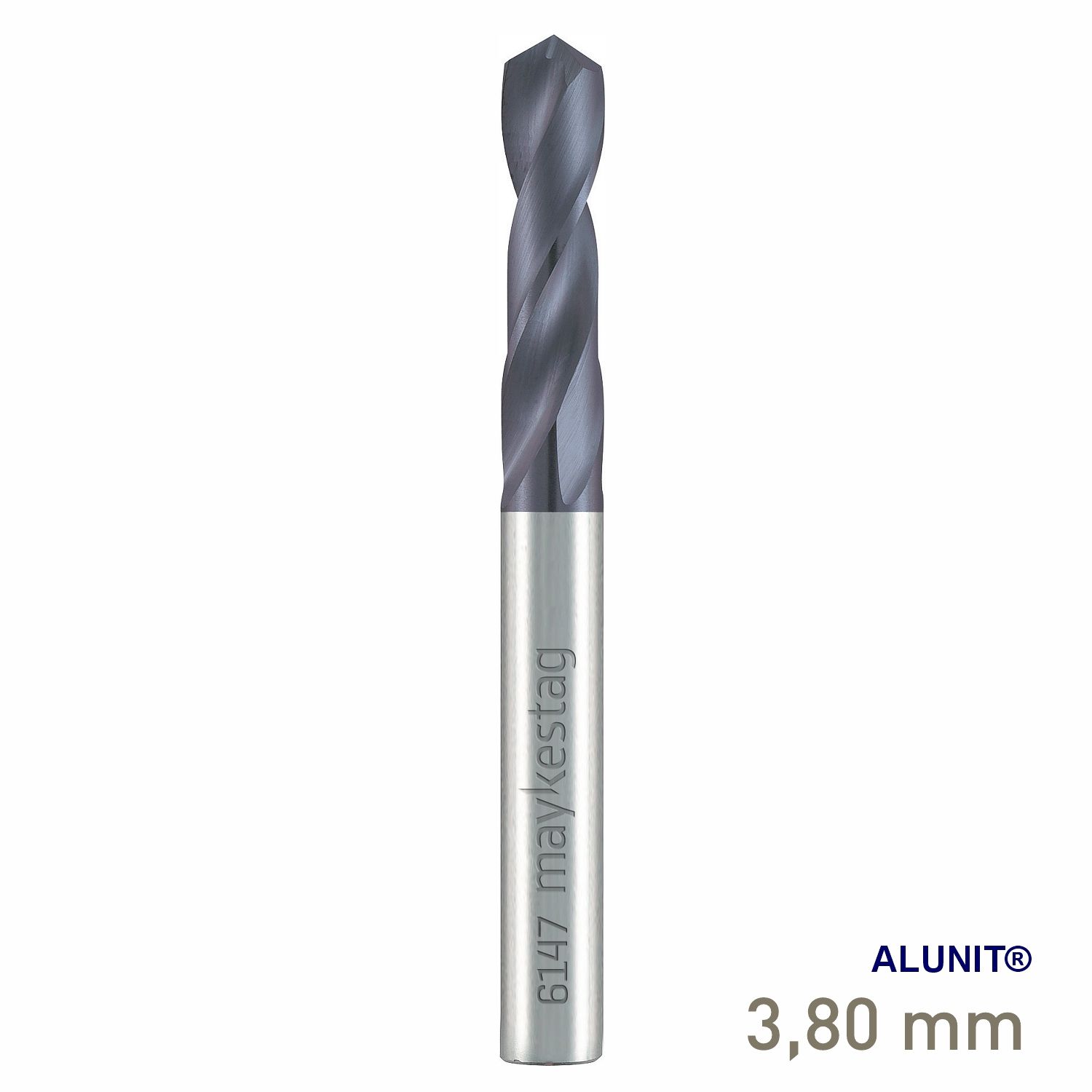 MAYKESTAG Solid Carbide Stub Drill 3.8mm Short Series DIN 6539 ALUNIT