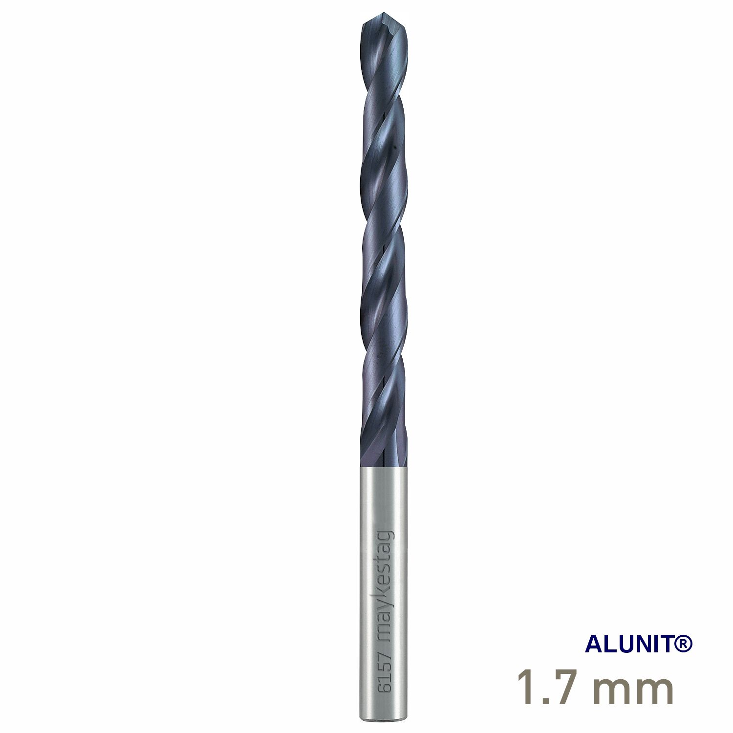 MAYKESTAG Solid Carbide Drill DIN 338 N ALUNIT&reg; 1.70mm
