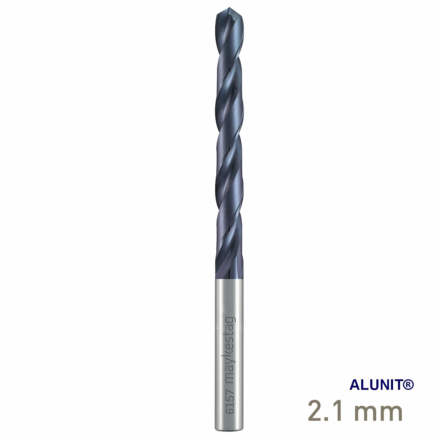 MAYKESTAG Solid Carbide Drill DIN 338 N ALUNIT&reg; 2.10mm