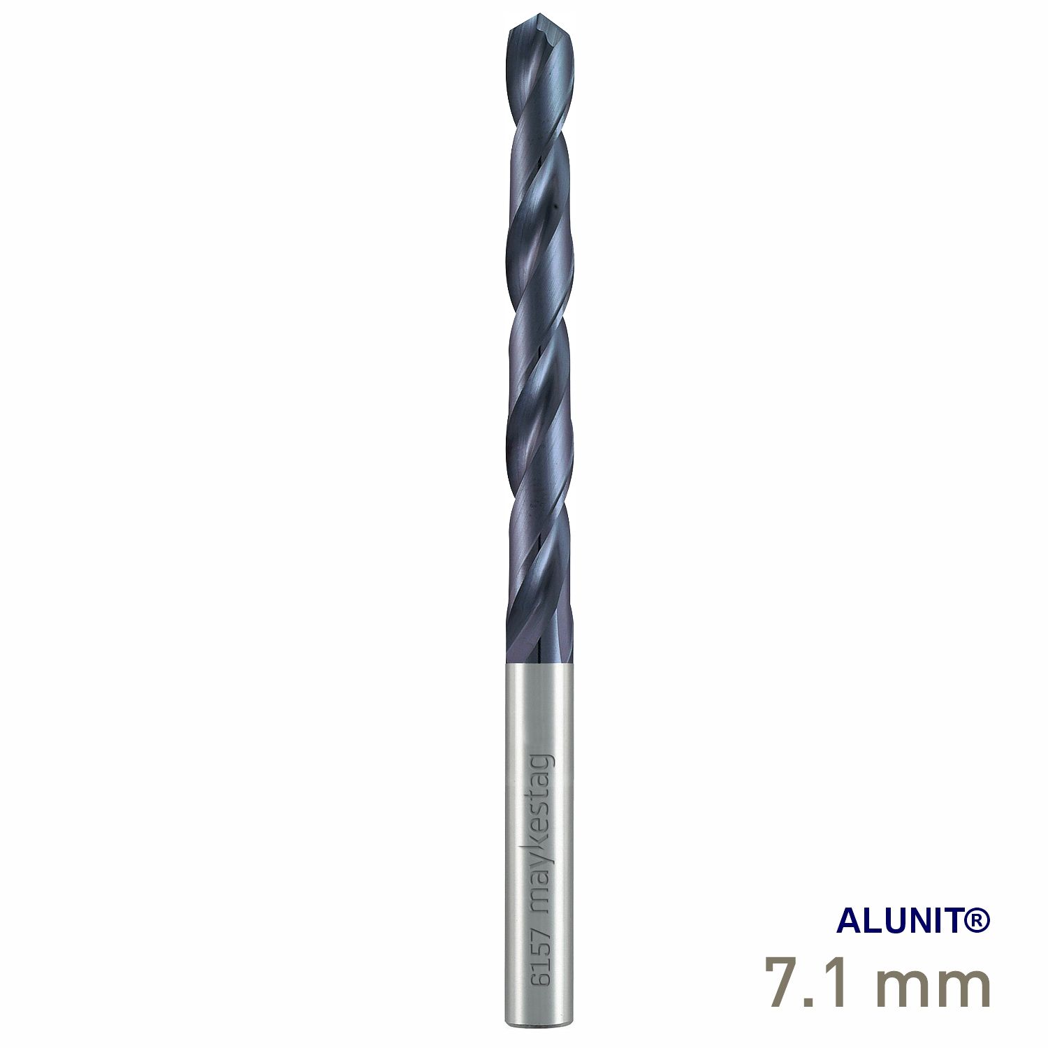 MAYKESTAG Solid Carbide Drill DIN 338 N ALUNIT&reg; 7.10mm