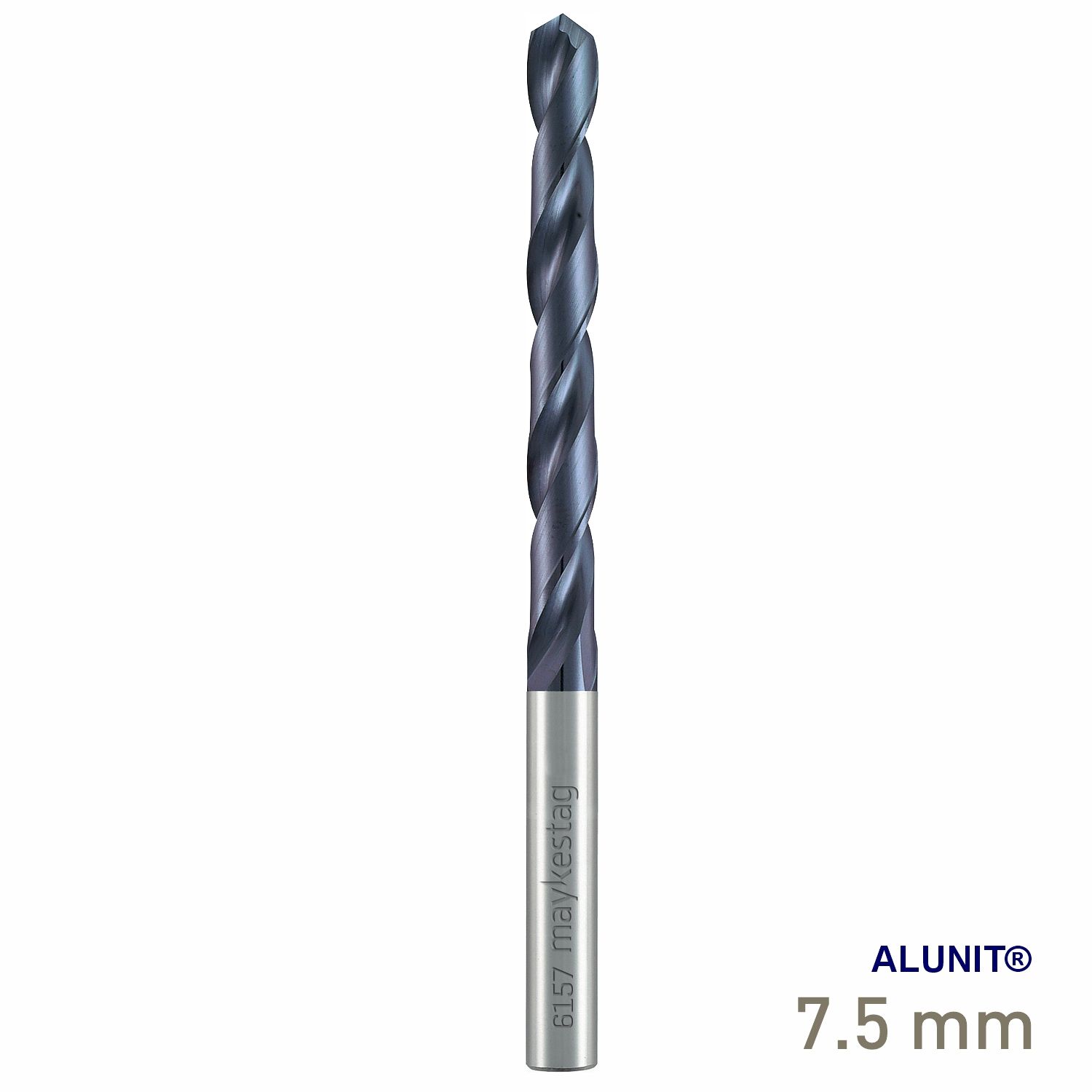 MAYKESTAG Solid Carbide Drill DIN 338 N ALUNIT&reg; 7.50mm