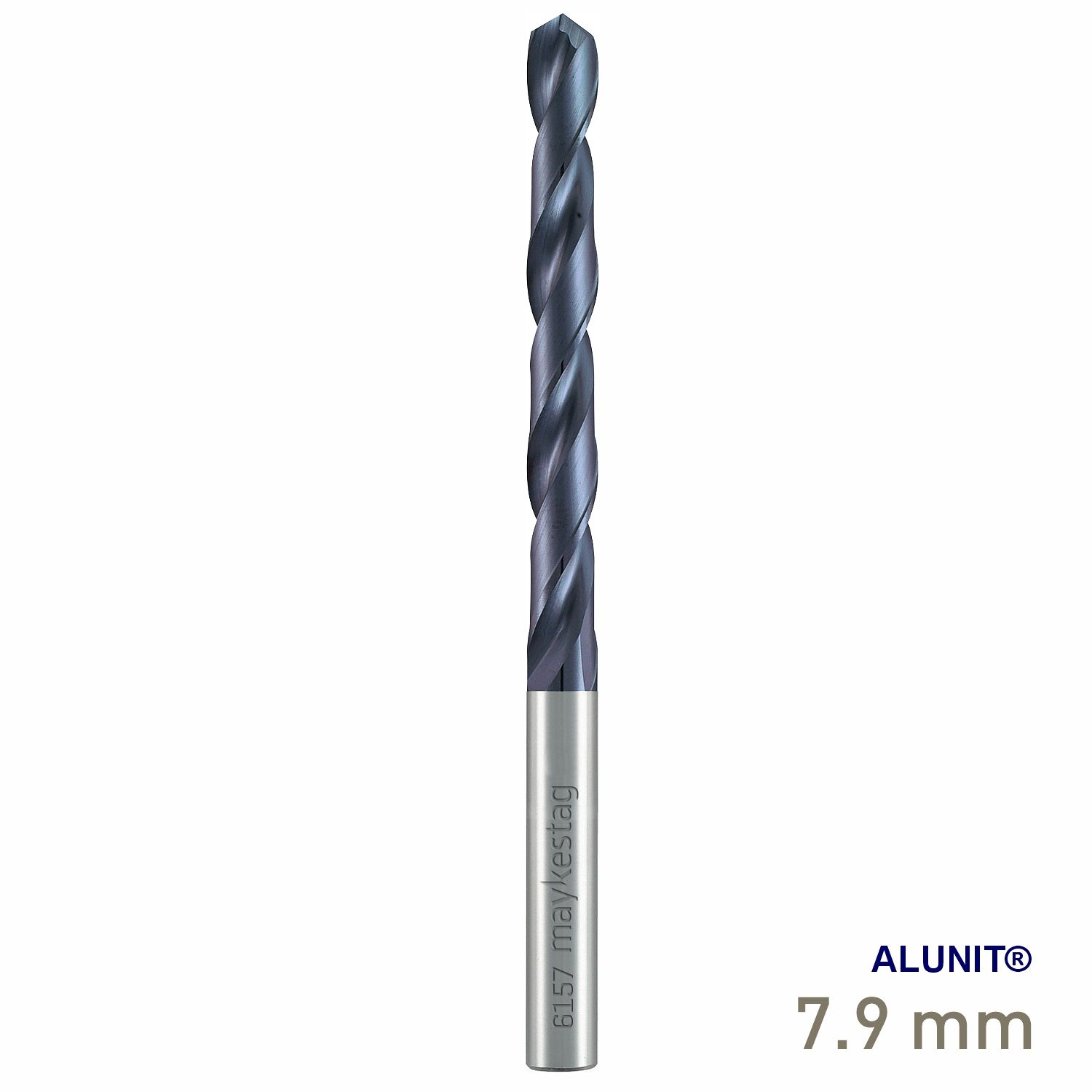 MAYKESTAG Solid Carbide Drill DIN 338 N ALUNIT&reg; 7.90mm