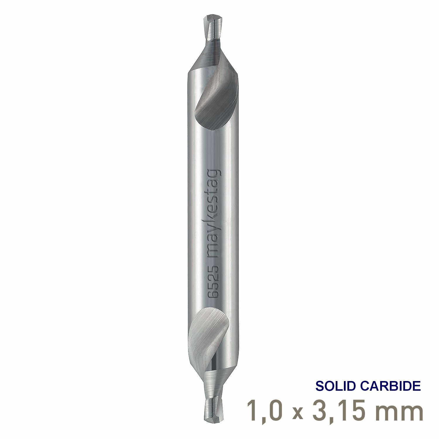 MAYKESTAG VHM Solid Carbide Centre Drill 1mm DIN 333 A