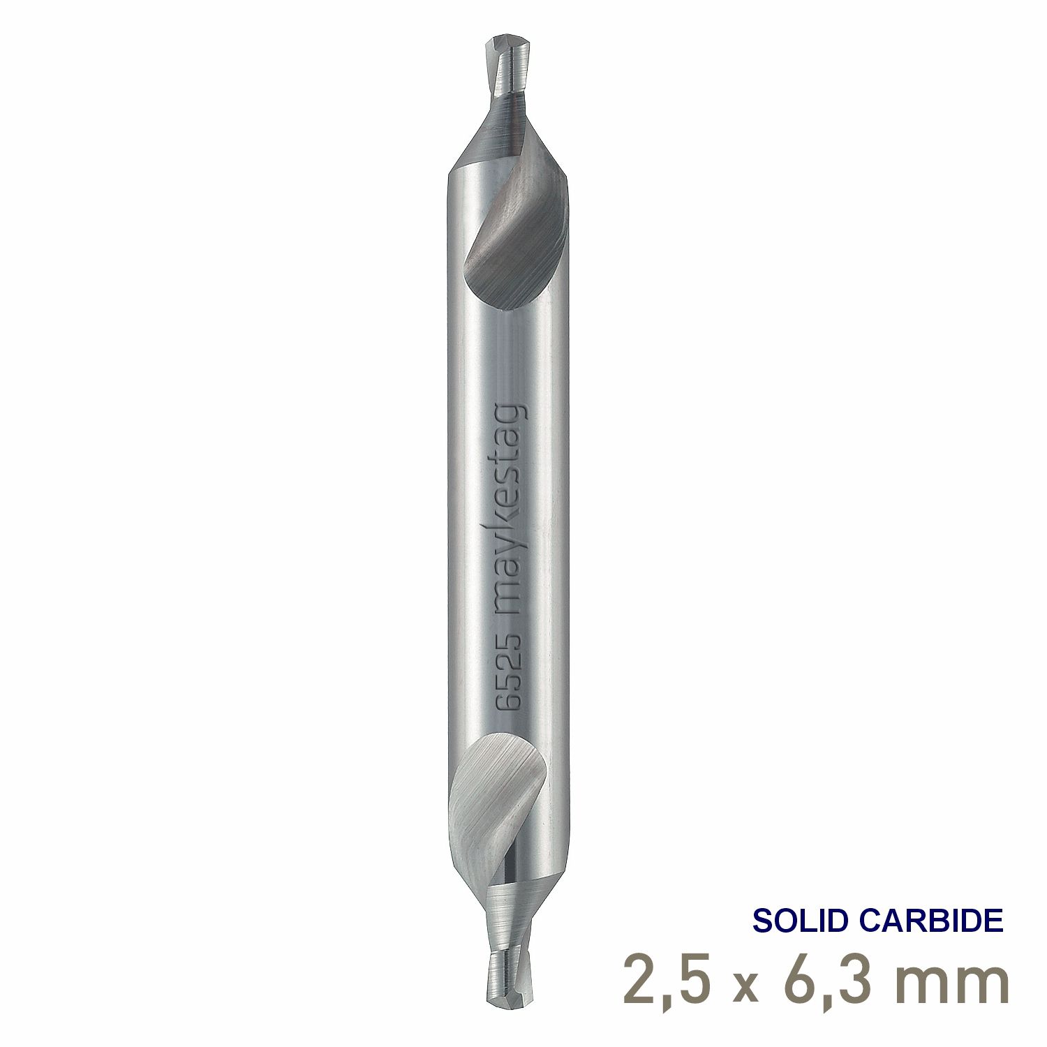 MAYKESTAG VHM Solid Carbide Centre Drill 2.5mm DIN 333 A