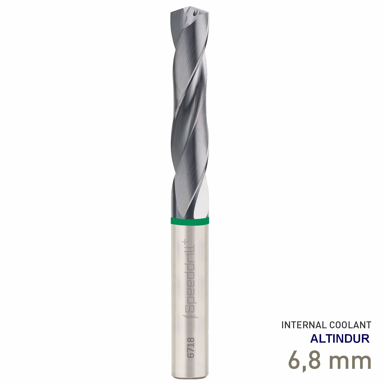 MAYKESTAG Speeddrill+ Universal Solid Carbide Drill Bit 6.8mm 3xD ALTINDUR