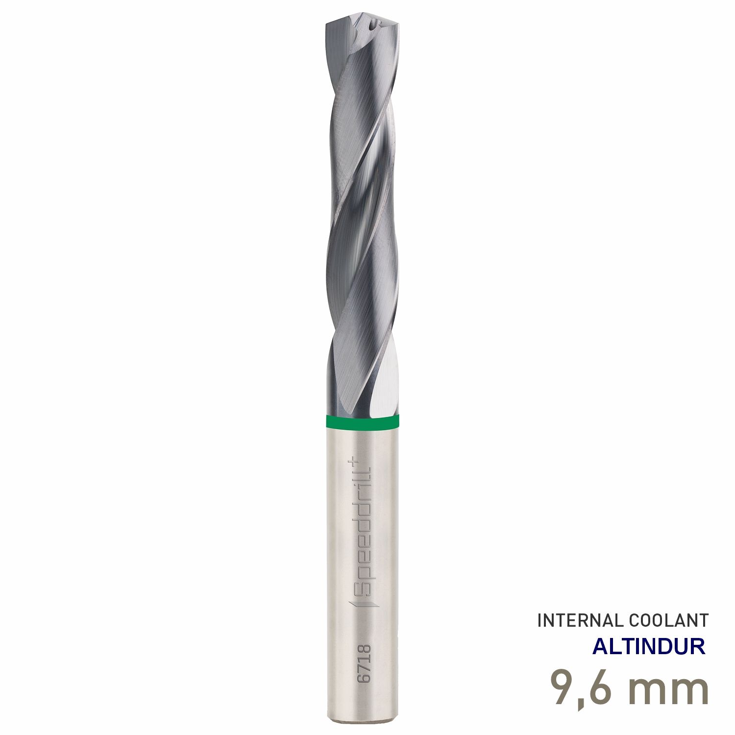 MAYKESTAG Speeddrill+ Universal Solid Carbide Drill Bit 9.6mm 3xD ALTINDUR