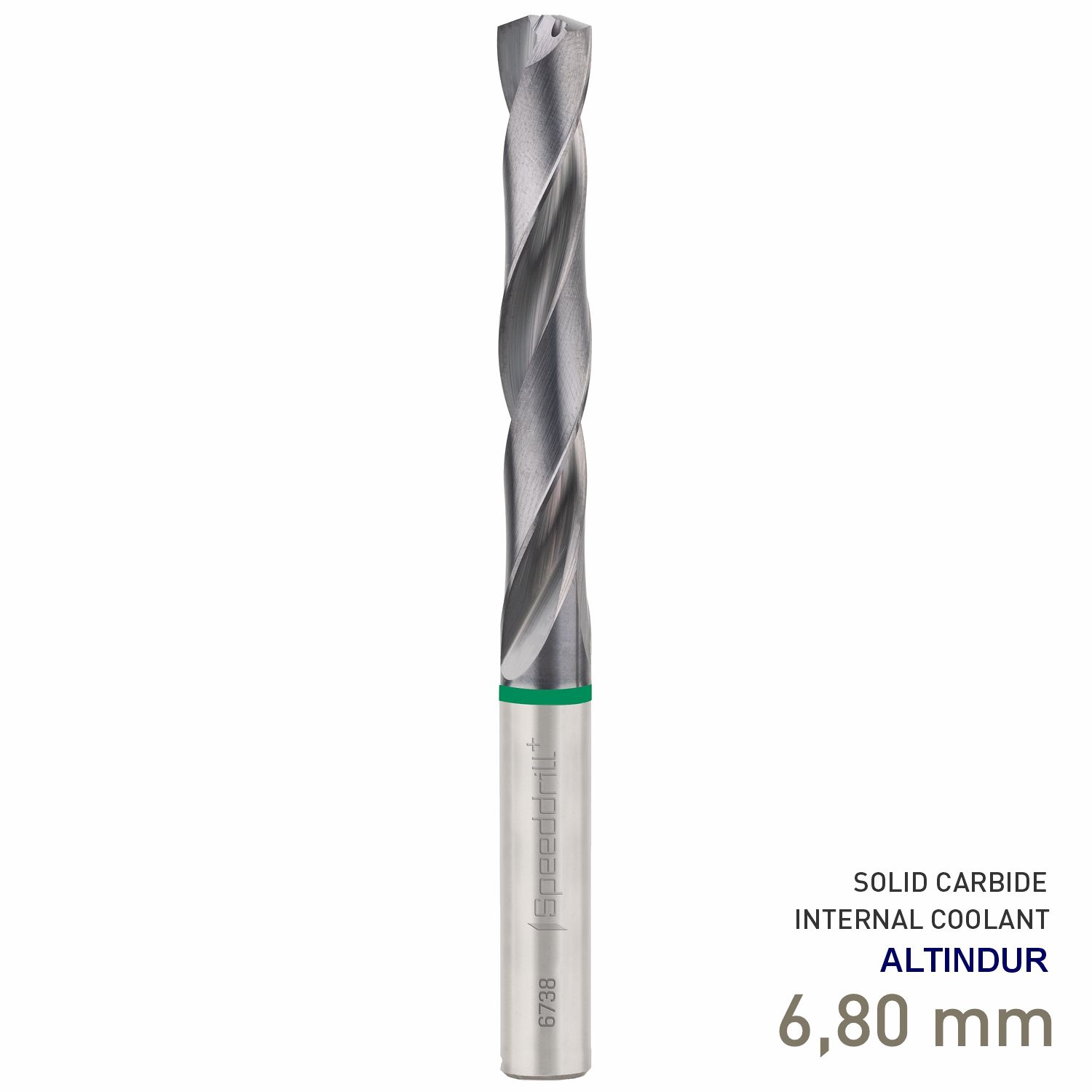 Speeddrill+ Uni 6.8 Din 6537l Intc 5xd Din 6535-ha Shank Altindur
