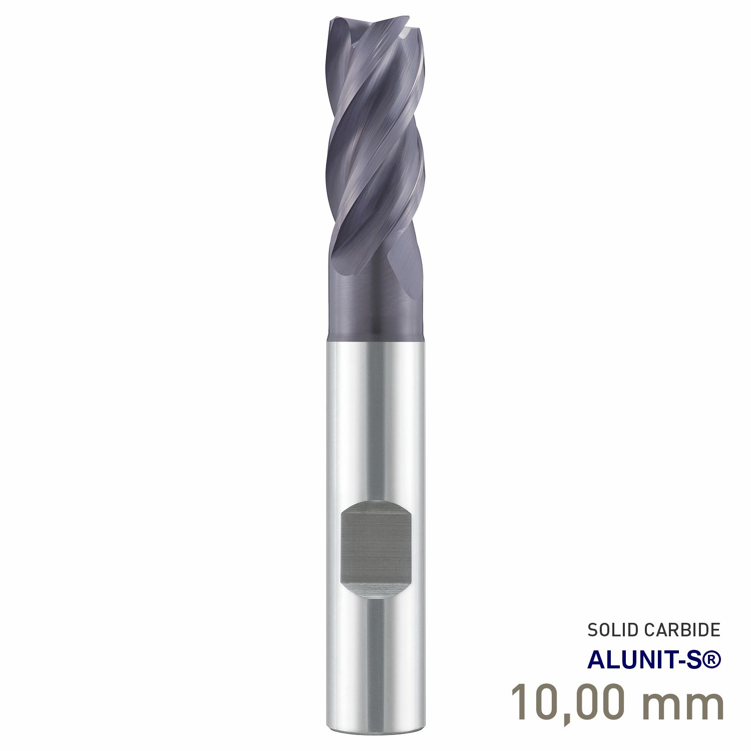 MAYKESTAG ECO Speedcut Solid Carbide Universal End Mill 10mm 4 Flute ALUNIT-S