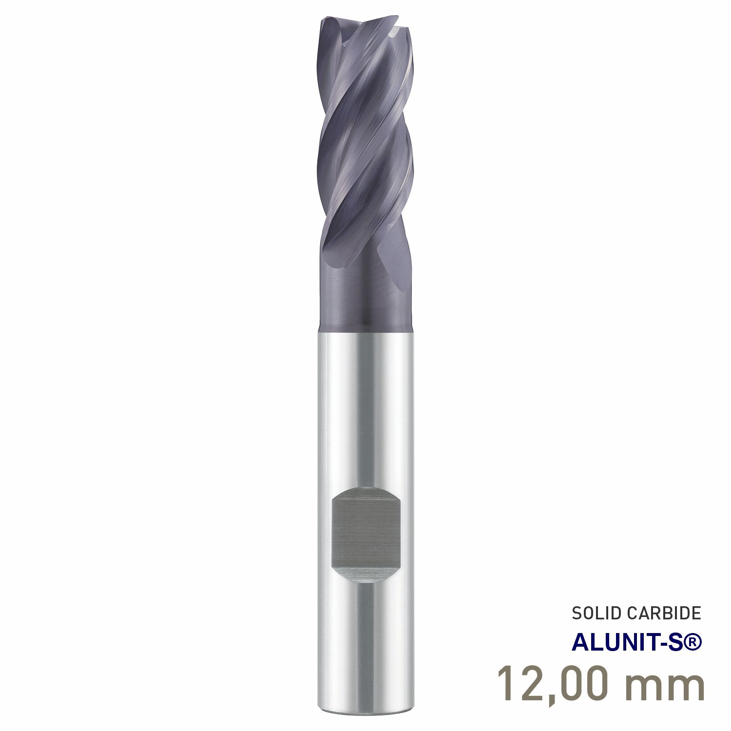 MAYKESTAG ECO Speedcut Solid Carbide Universal End Mill 12mm 4 Flute ALUNIT-S