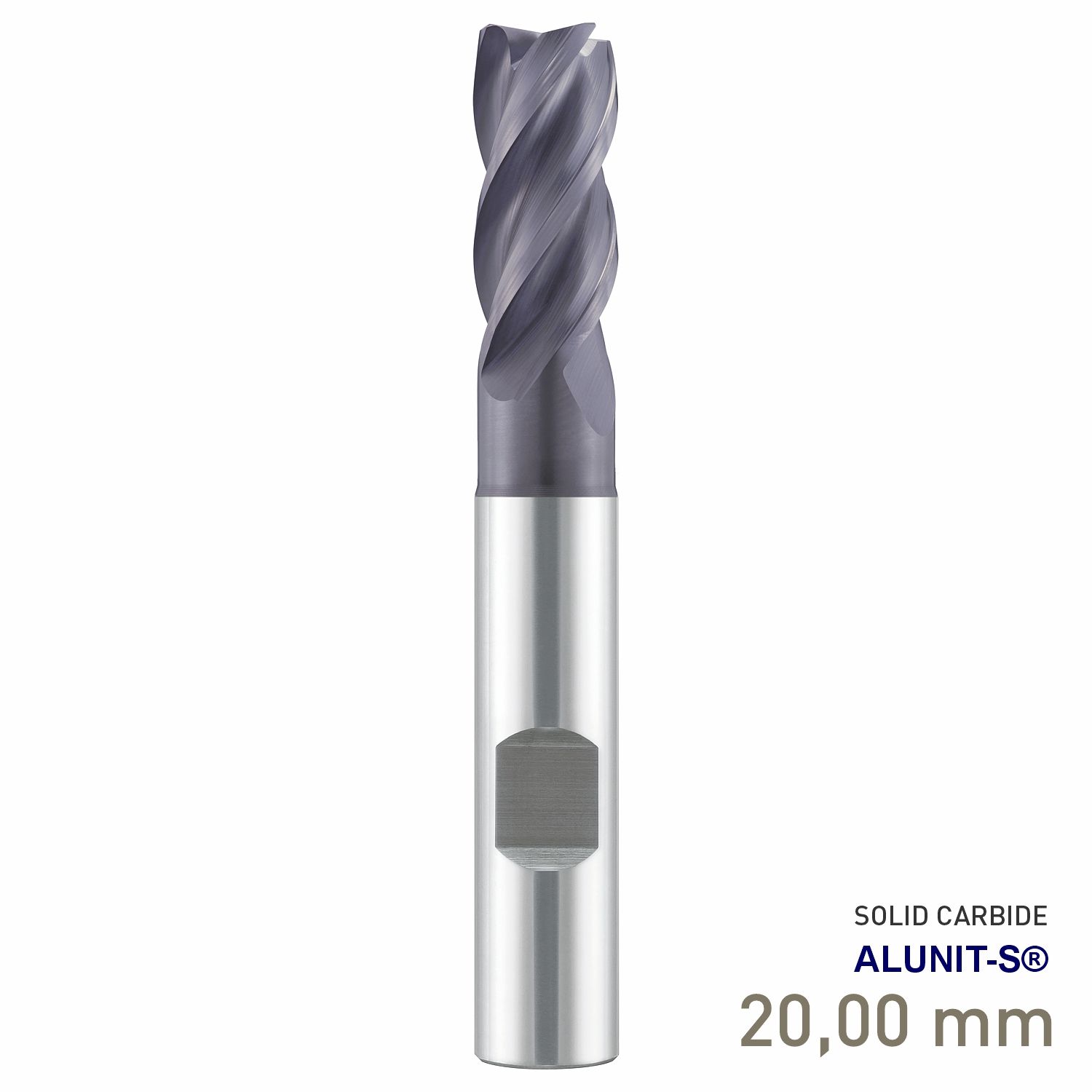 MAYKESTAG ECO Speedcut Solid Carbide Universal End Mill 20mm 4 Flute ALUNIT-S