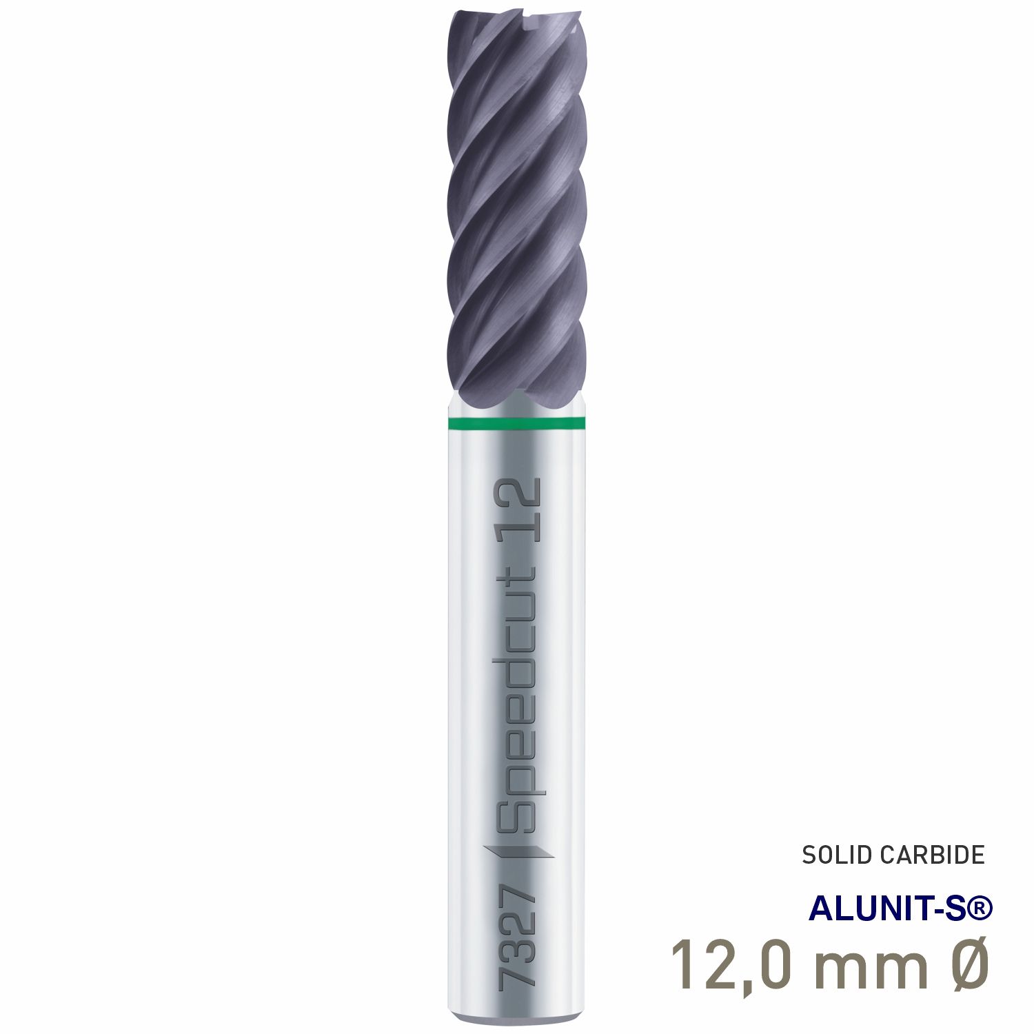 Multi Flute Finish End Mill Z6 12.0mm 45 Deg