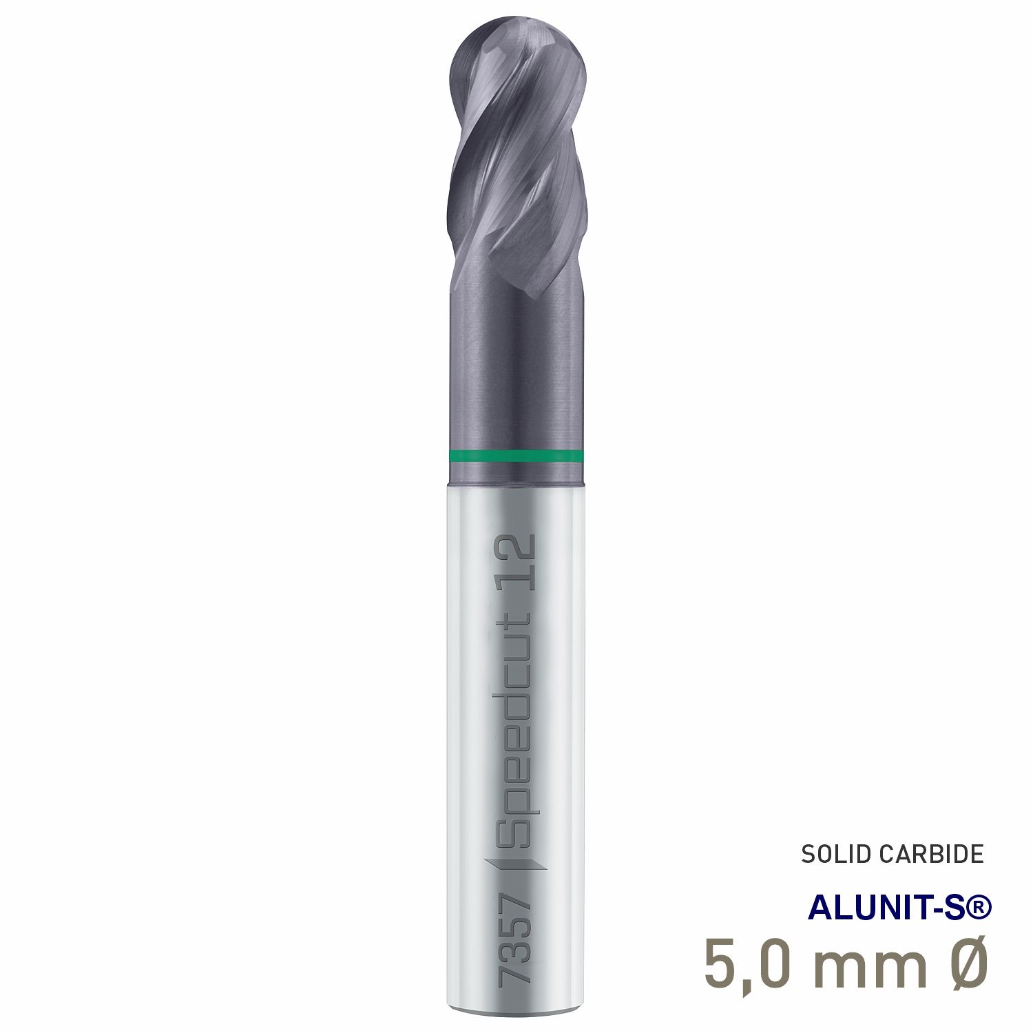 Scall Nose End Mill Sp Cut Univ. Z4 5.0 Din 6527lha Shank Din 6
