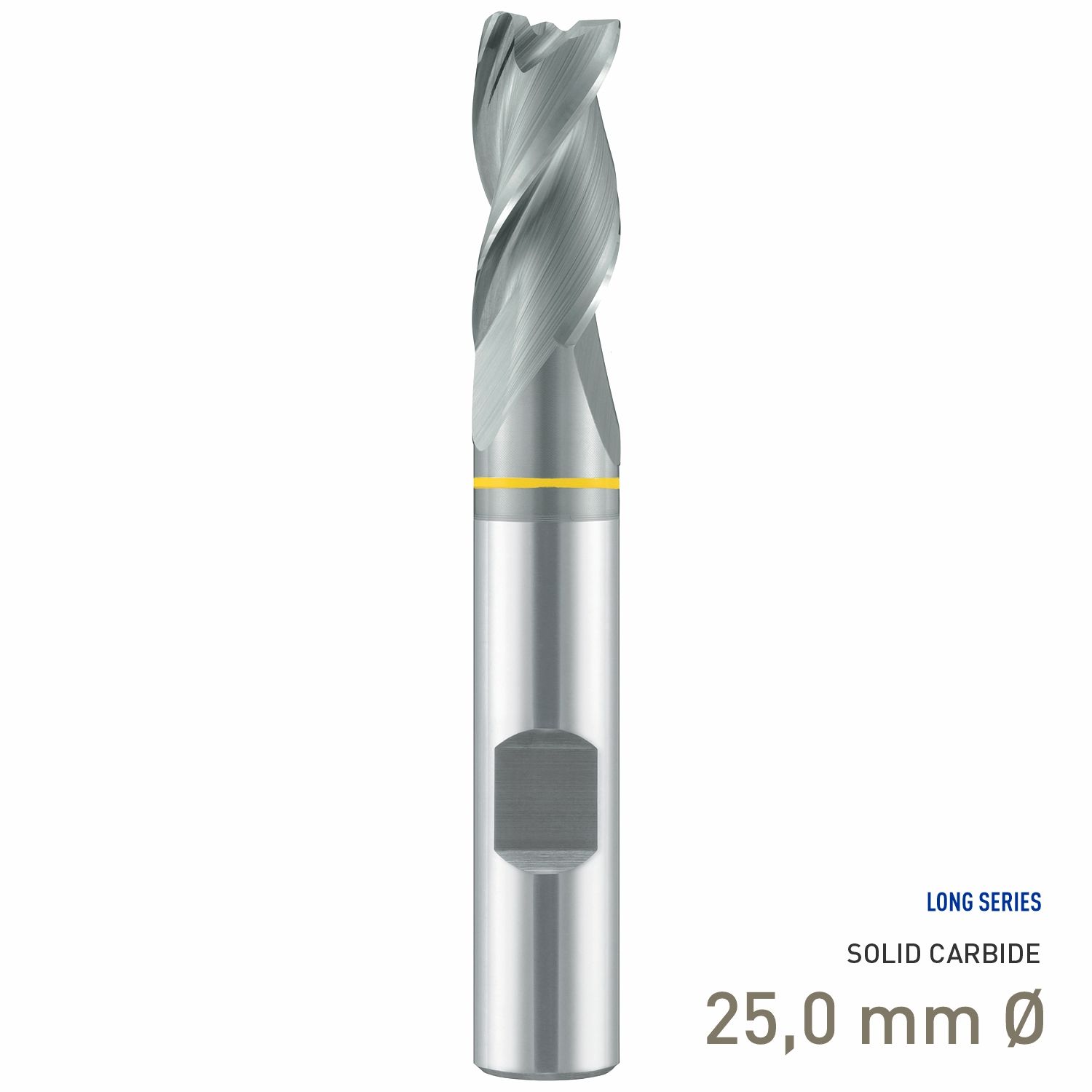 MAYKESTAG Solid Carbide End Mill Speedcut-Aluminium 25.00mm Z4 Weldon