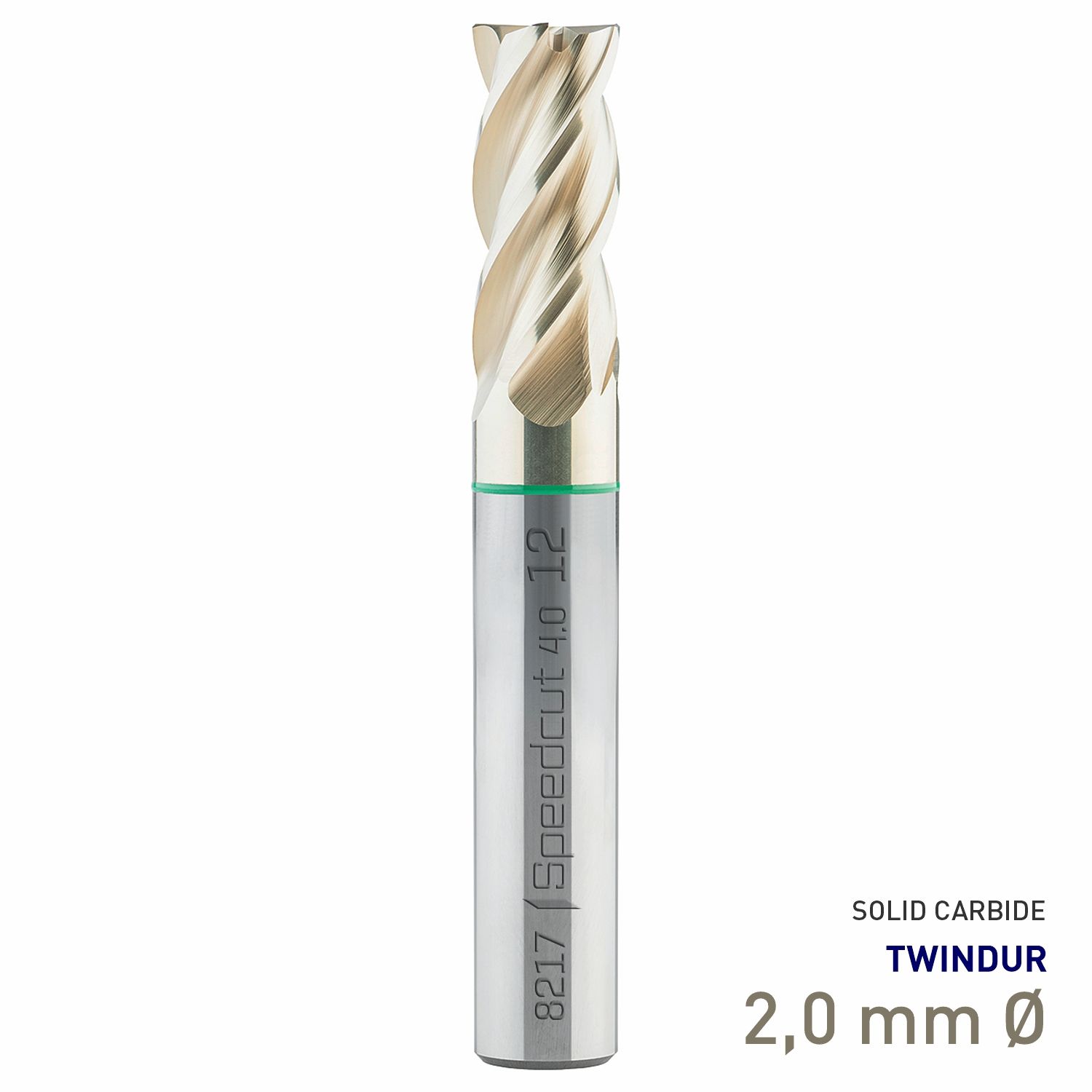 MAYKESTAG Speedcut 4.0 Universal HPC Solid Carbide End Mill 2mm Long Series 3 Flute