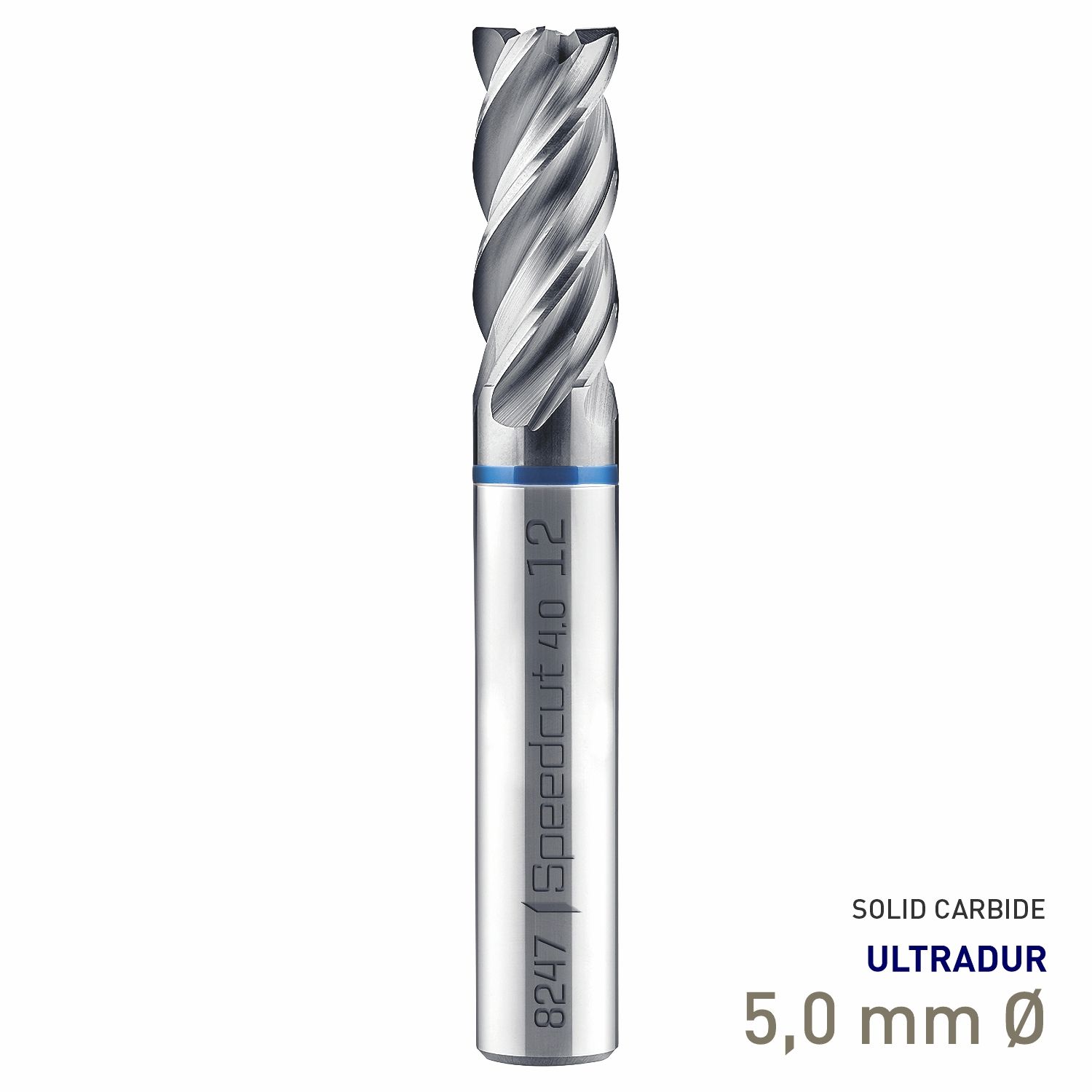 MAYKESTAG Speedcut 4.0-Inox HPC Solid Carbide End Mill 5mm Long Series 4 Flute