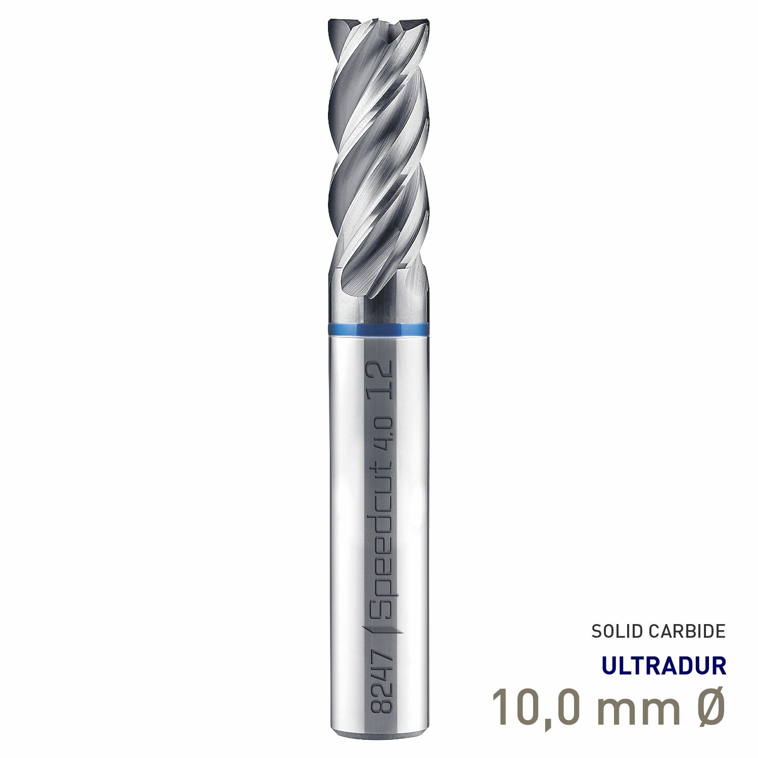 MAYKESTAG Speedcut 4.0-Inox HPC Solid Carbide End Mill 10mm Long Series 4 Flute
