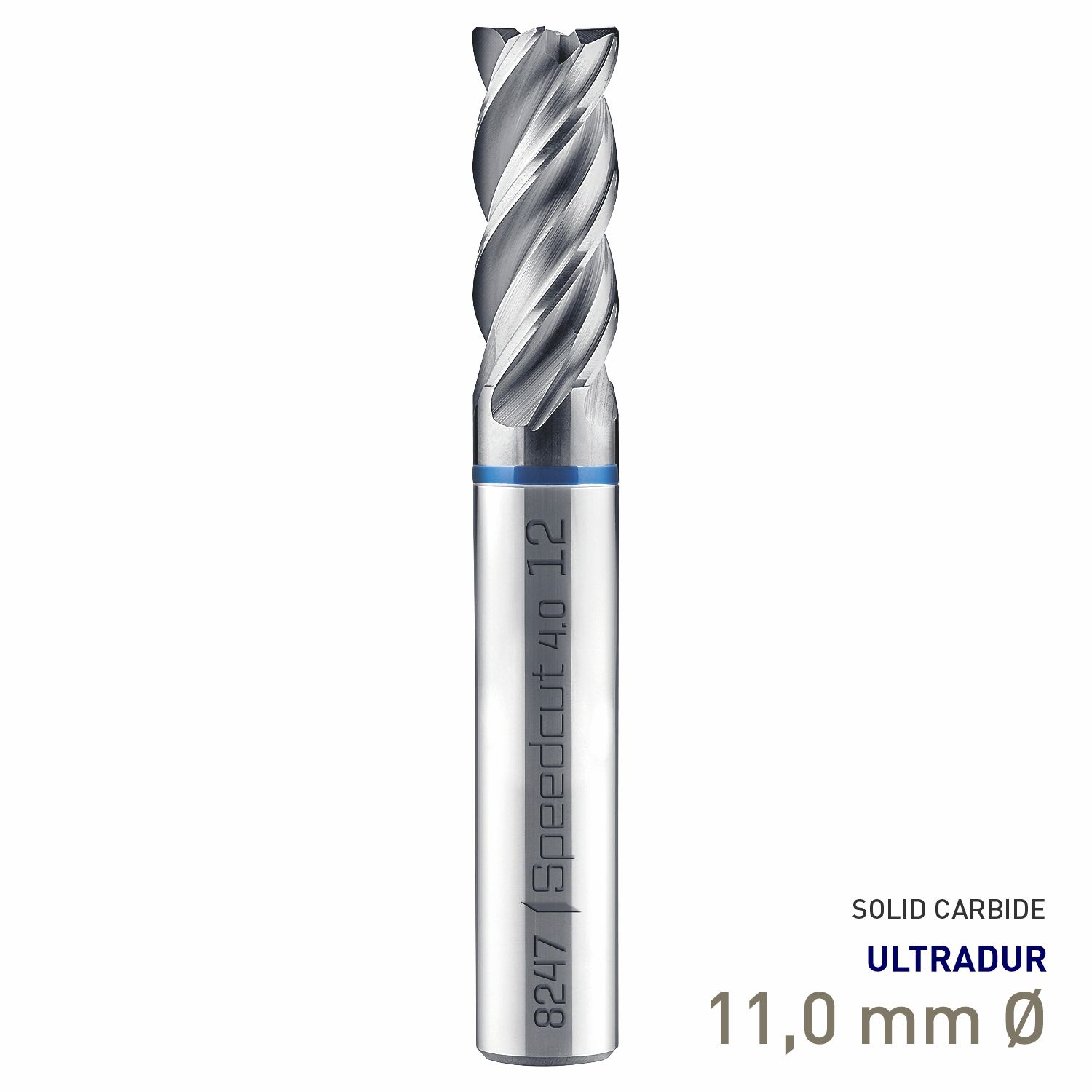 MAYKESTAG Speedcut 4.0-Inox HPC Solid Carbide End Mill 11mm Long Series 4 Flute