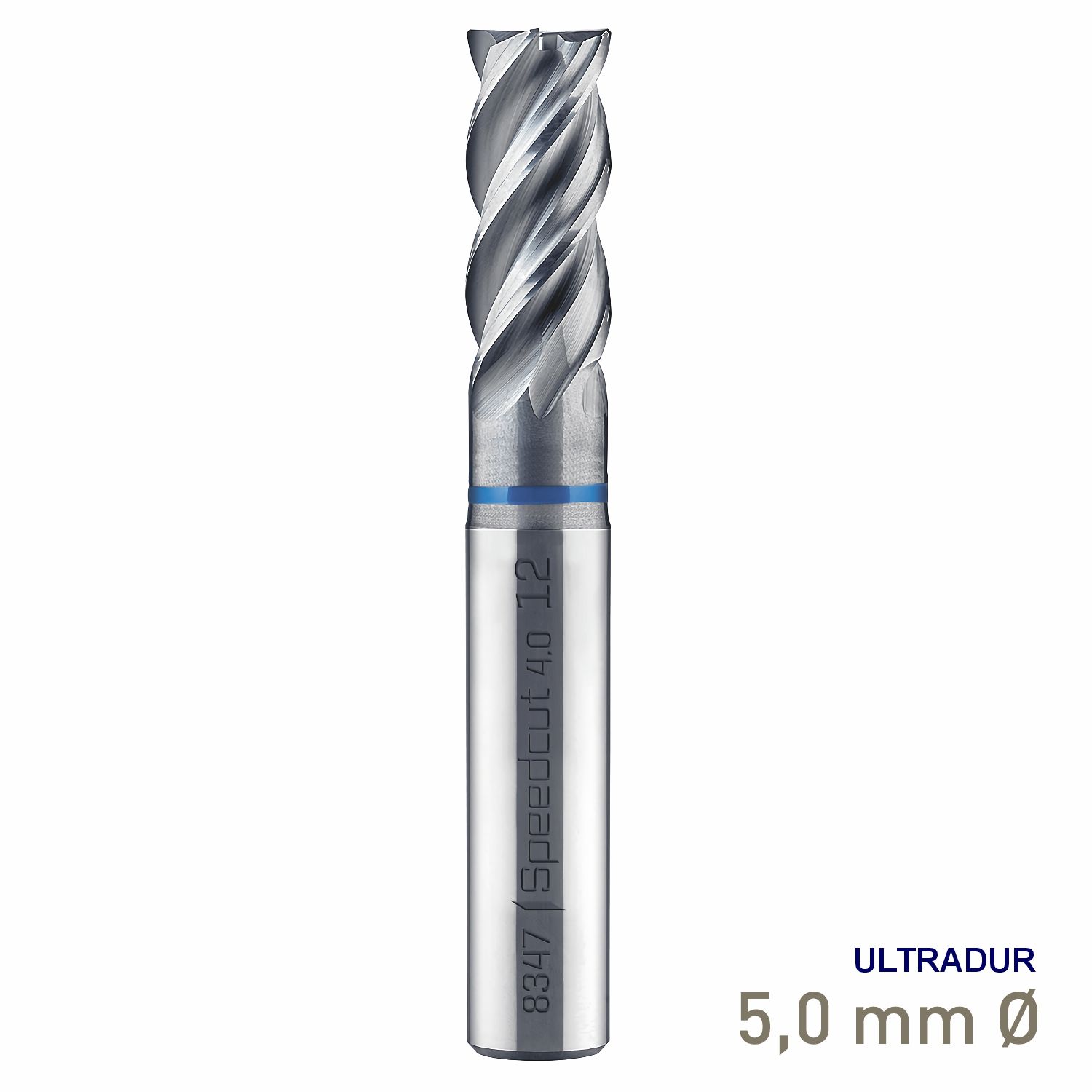 MAYKESTAG VHM Speedcut 4.0-Inox HPC End Mill 5mm Long Series 4 Flute Ultradur