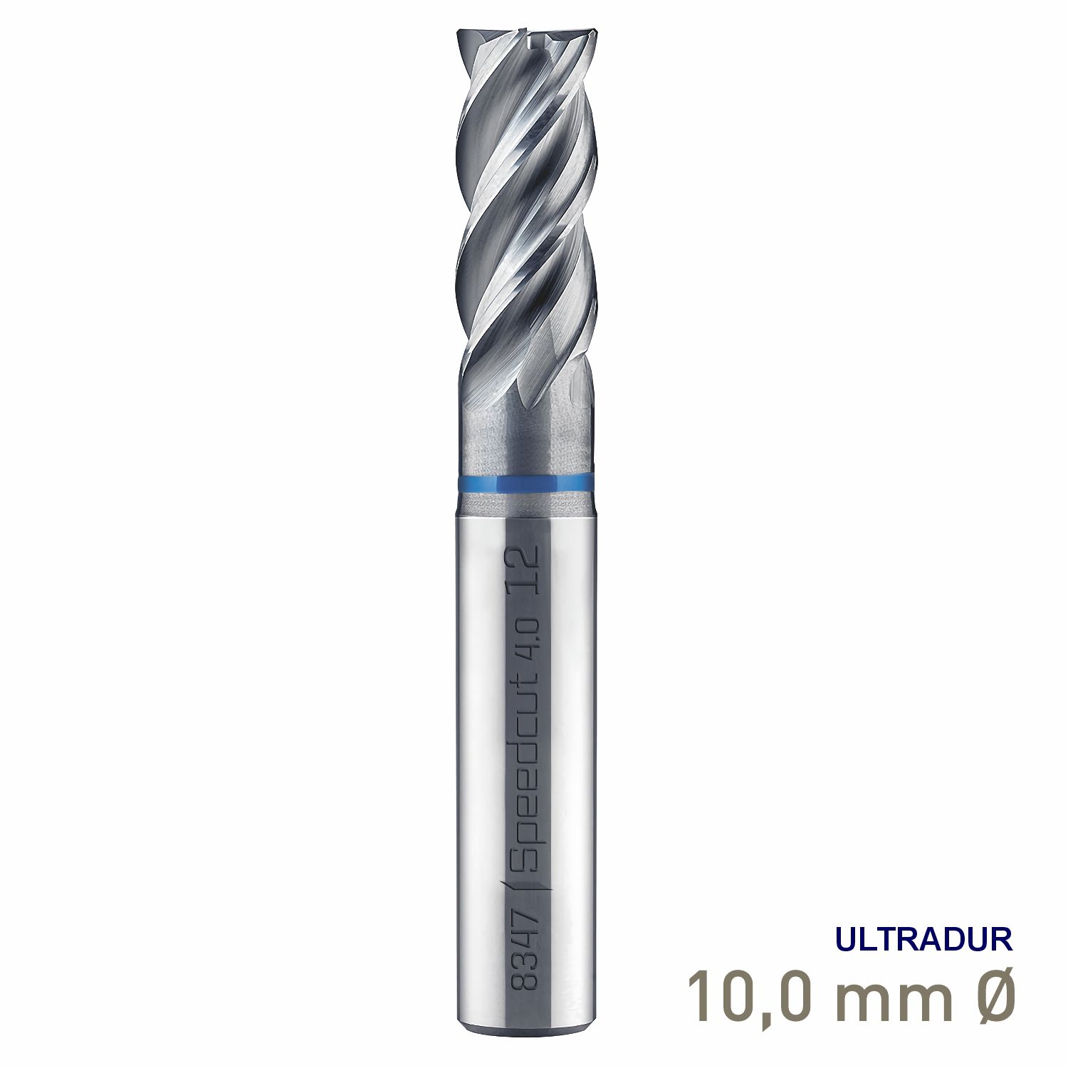 MAYKESTAG VHM Speedcut 4.0-Inox HPC End Mill 10mm Long Series 4 Flute Ultradur