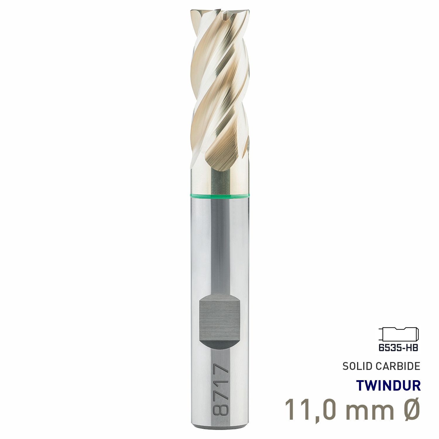 MAYKESTAG Speedcut 4.0 Universal HPC Solid Carbide End Mill 11mm Long Series 4 Flute TWINDUR