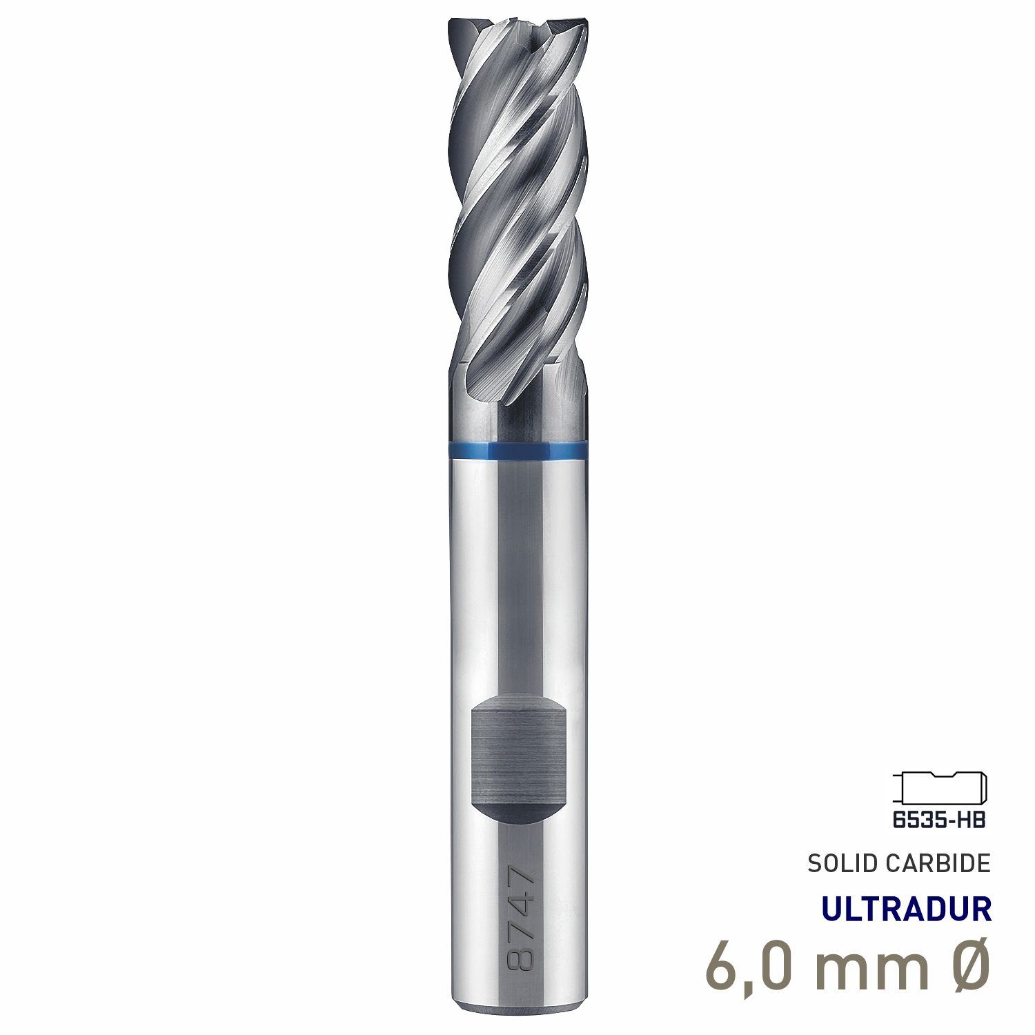 MAYKESTAG Speedcut 4.0-Inox ULTRADUR HPC Solid Carbide End Mill 6mm Long Series 4 Flute
