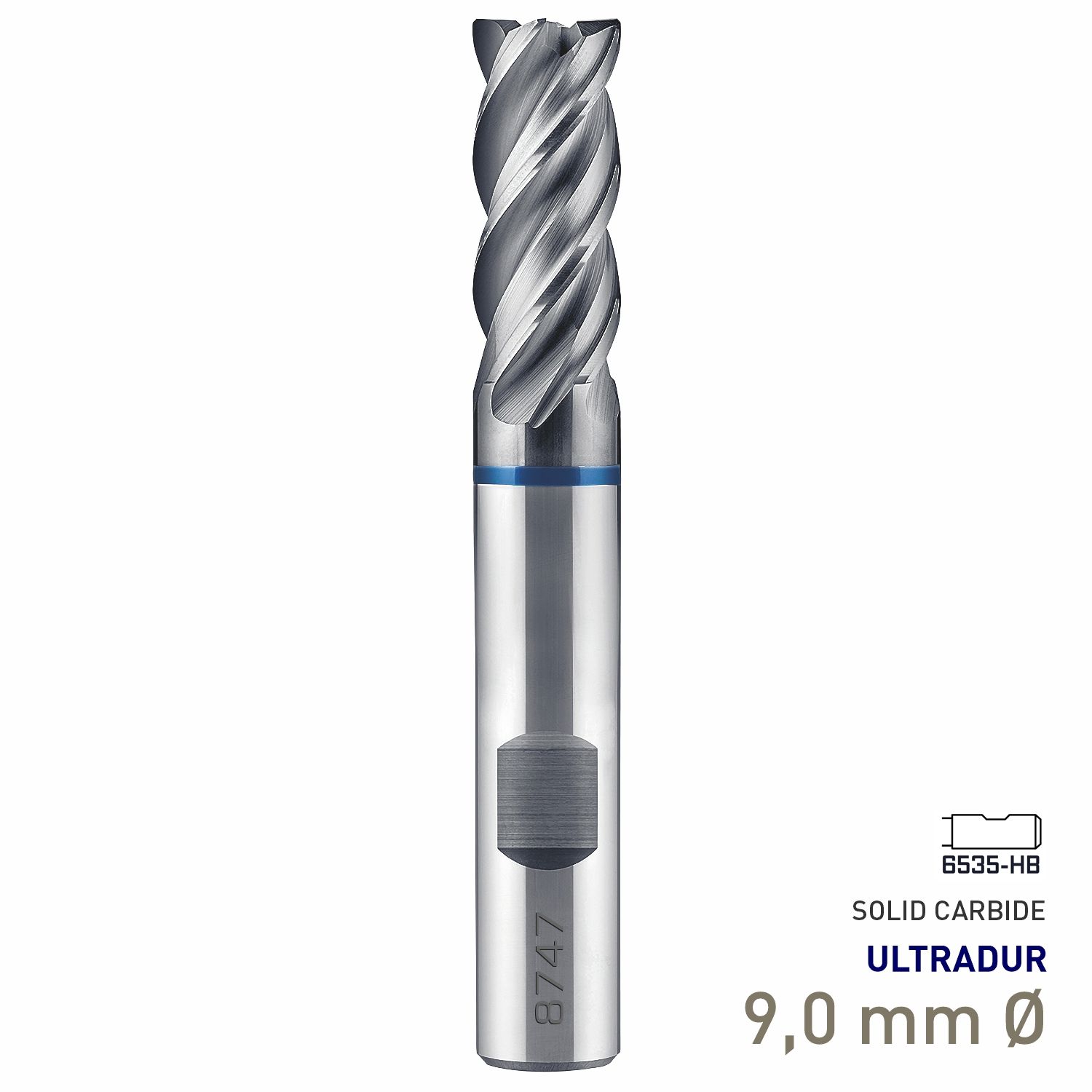 MAYKESTAG Speedcut 4.0-Inox ULTRADUR HPC Solid Carbide End Mill 9mm Long Series 4 Flute