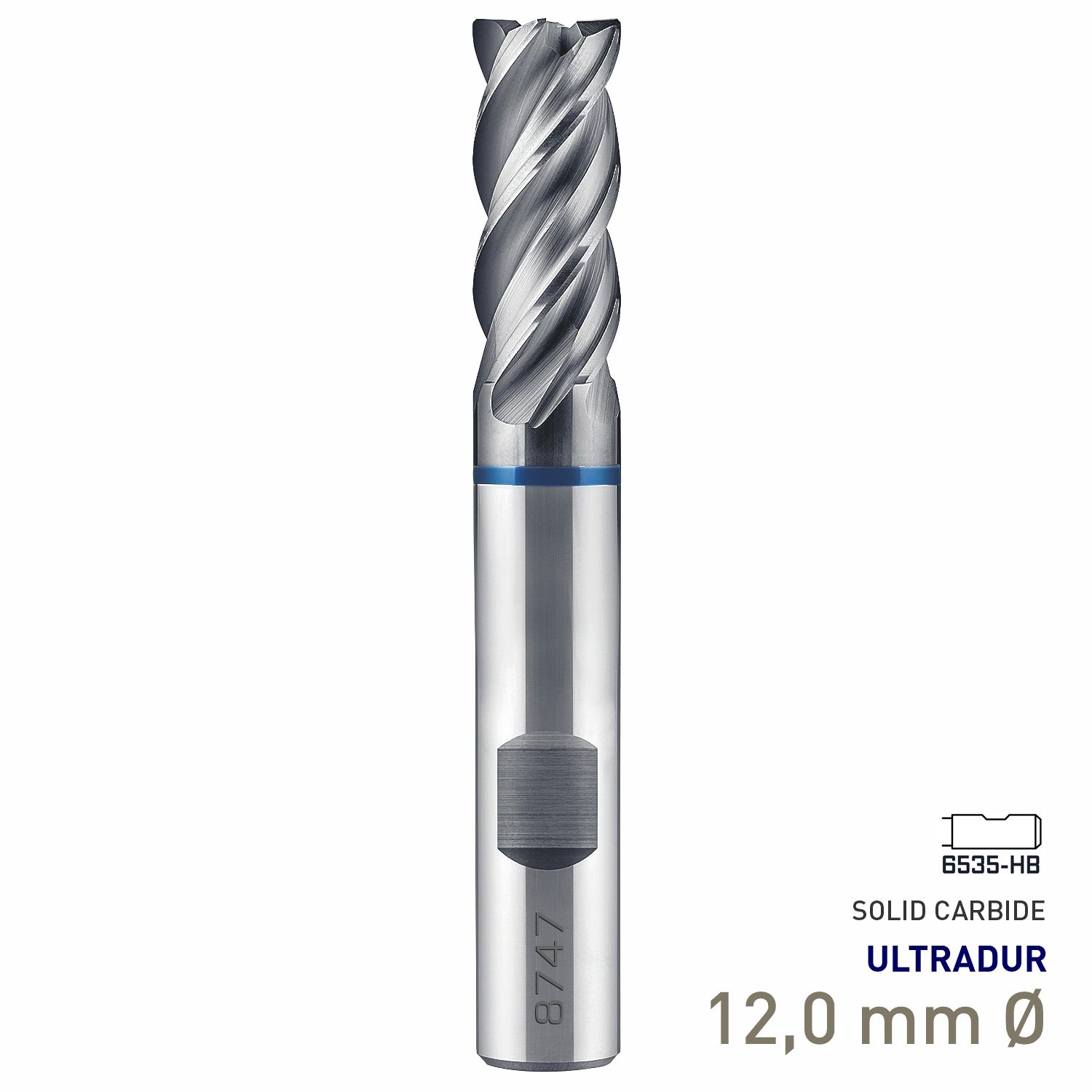 MAYKESTAG Speedcut 4.0-Inox ULTRADUR HPC Solid Carbide End Mill 12mm Long Series 4 Flute