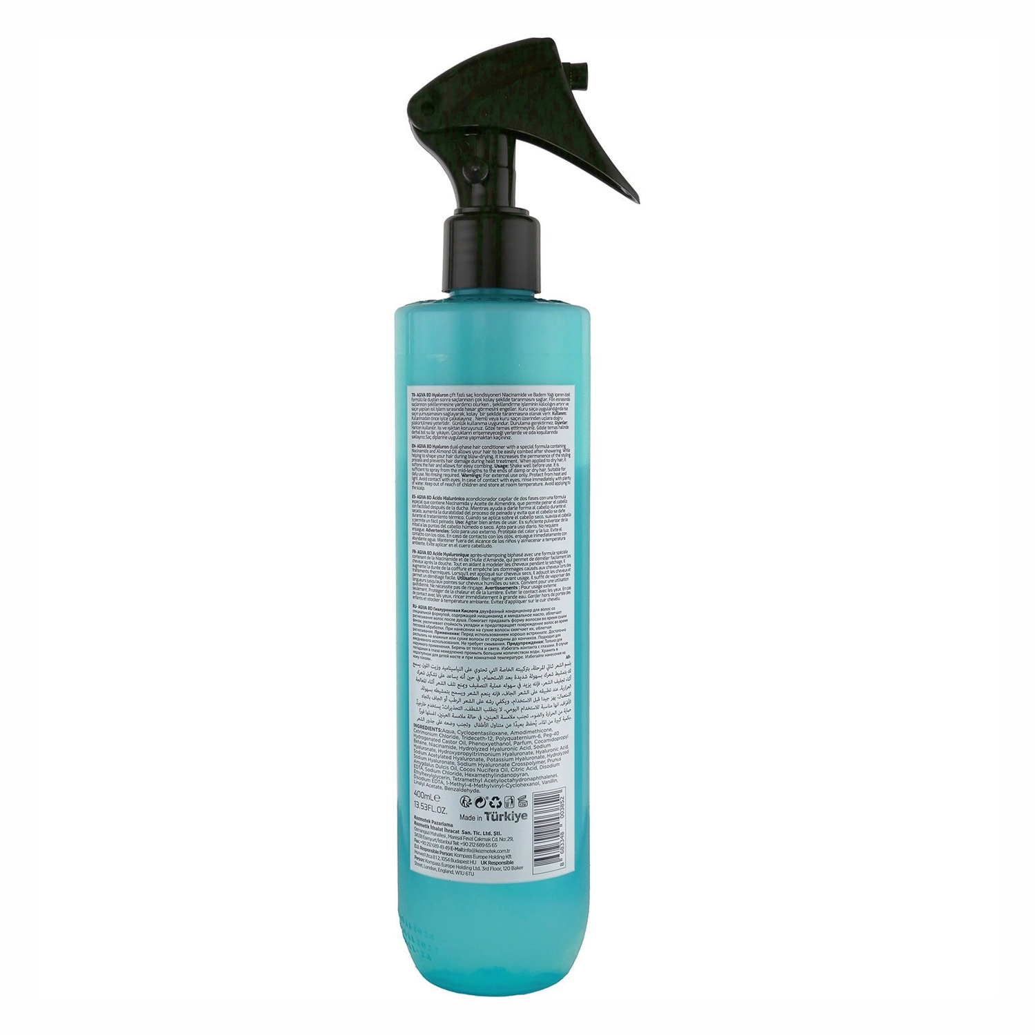 AGIVA &mdash; 8D Hyaluron Two-Phase Conditioner & Heat Protection (400 ml)