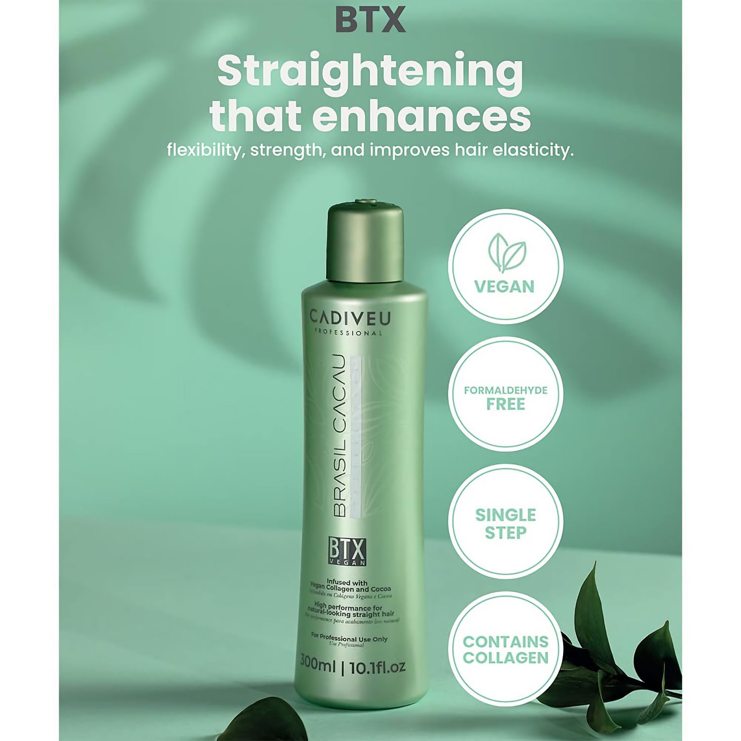 Brasil Cacau BTX Formaldehyde-Free Step 2 Reconstruction Treatment 300ml