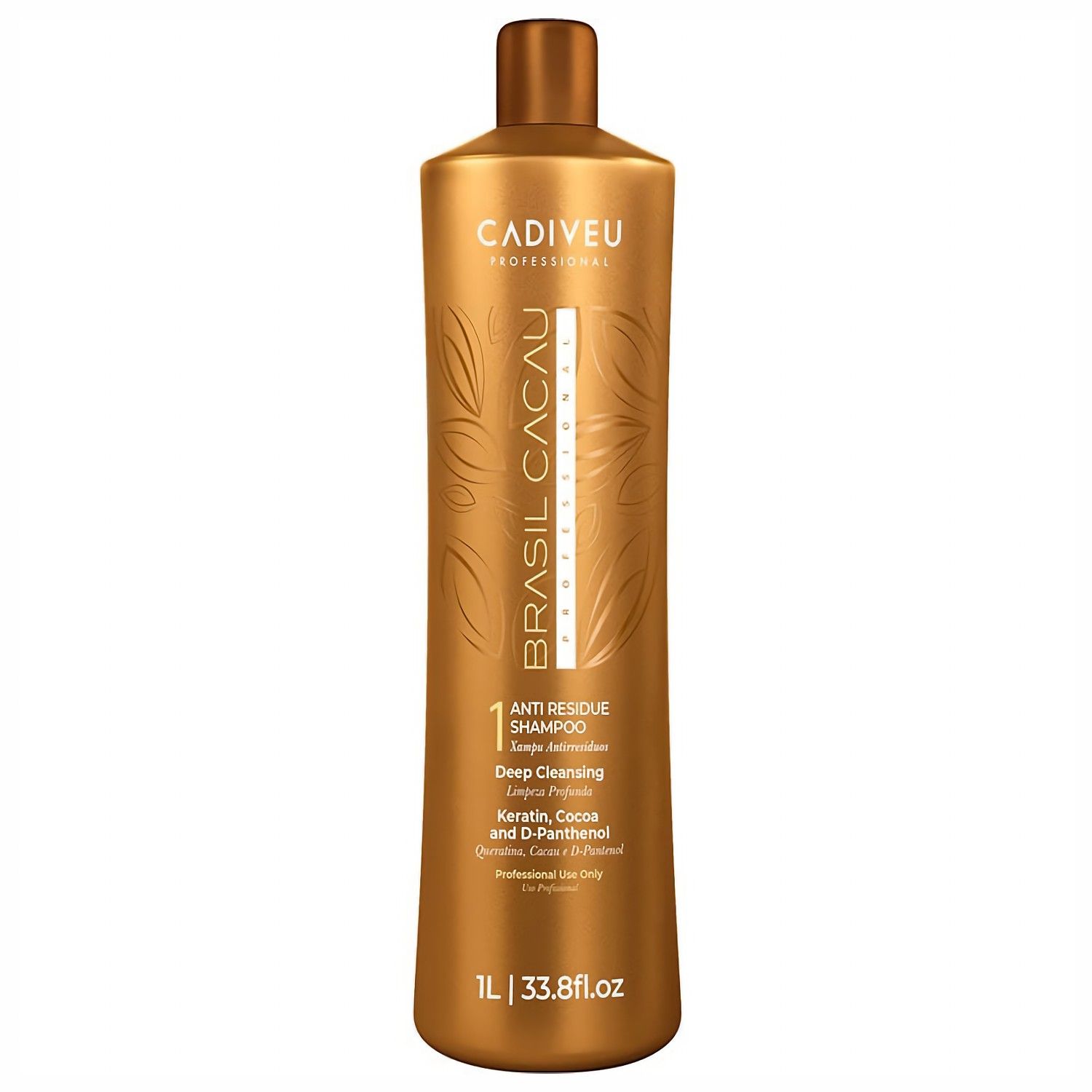 Brasil Cacau Anti-Residue Shampoo Step 1 &mdash; 1 litre with Pump