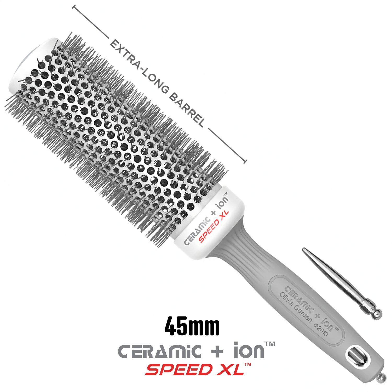 Olivia Garden Ceramic + Ion Speed XL 45mm Round Brush