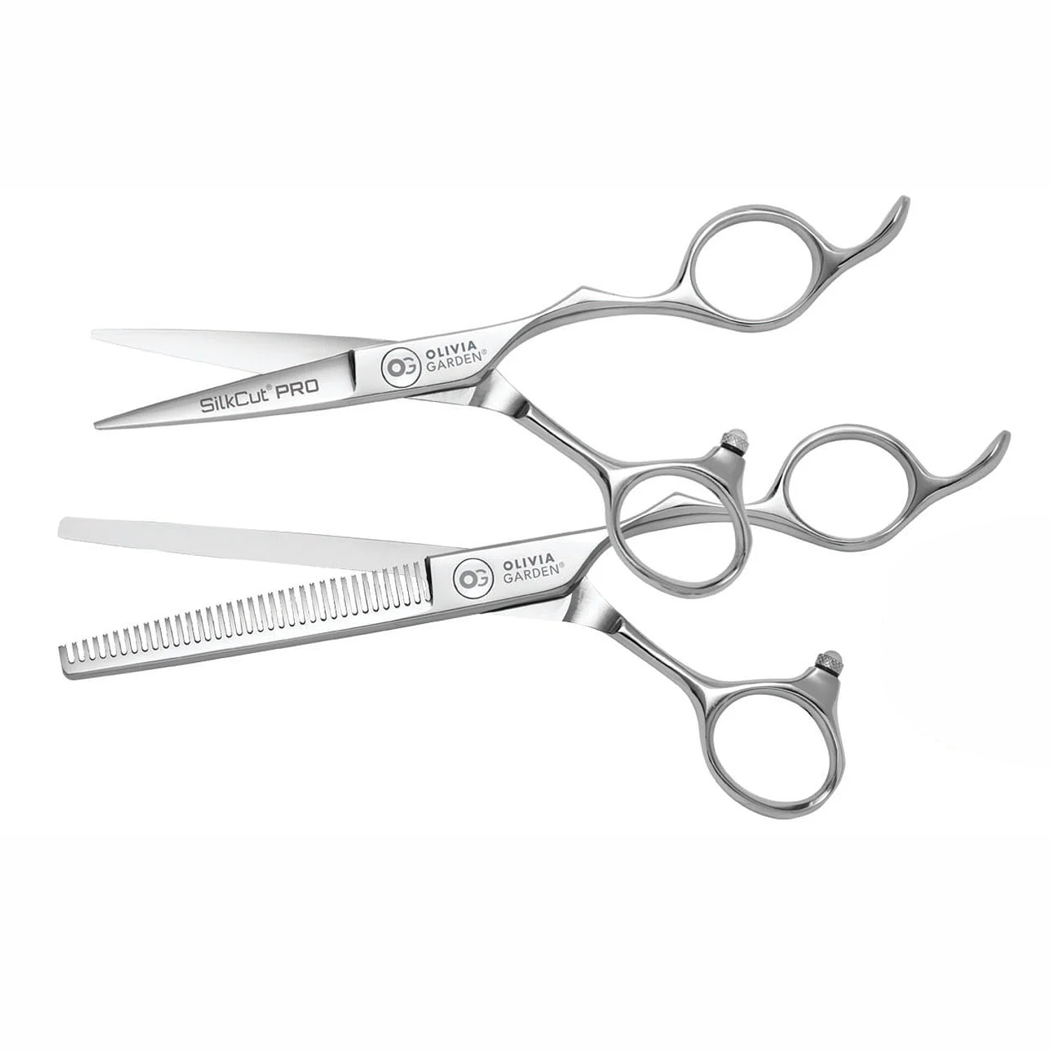 Olivia Garden &mdash; SilkCut PRO 5&Prime; Scissors & Thinner with Protective Case (127mm)