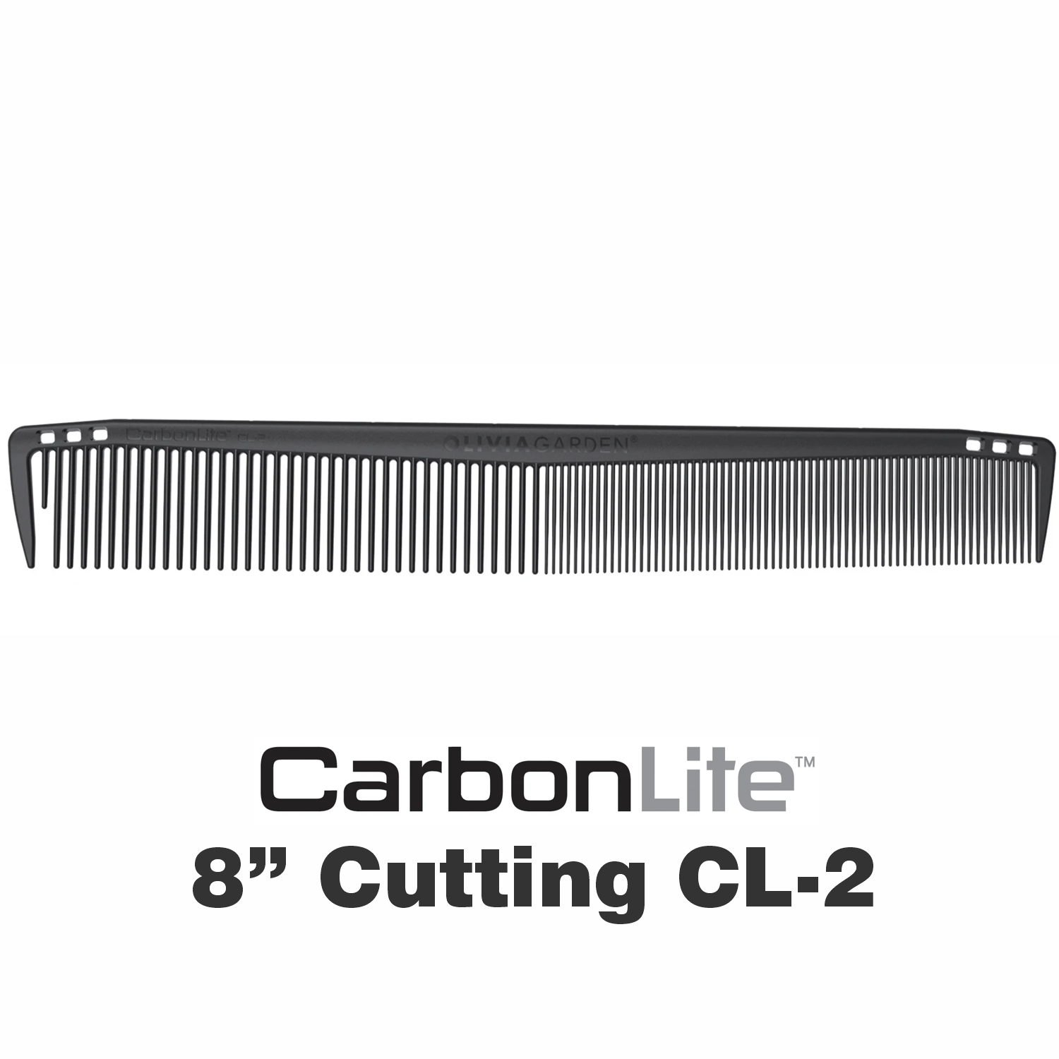 Olivia Garden CarbonLite 8.5&Prime; Cutting Comb (21,6 cm)