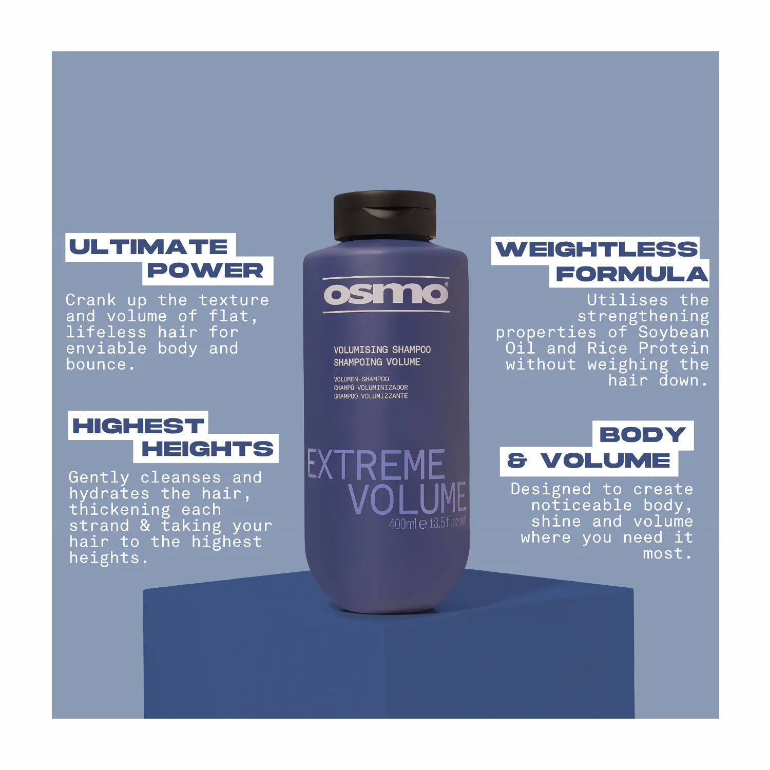 Osmo Extreme Volume Volumising Shampoo (1 Litre)