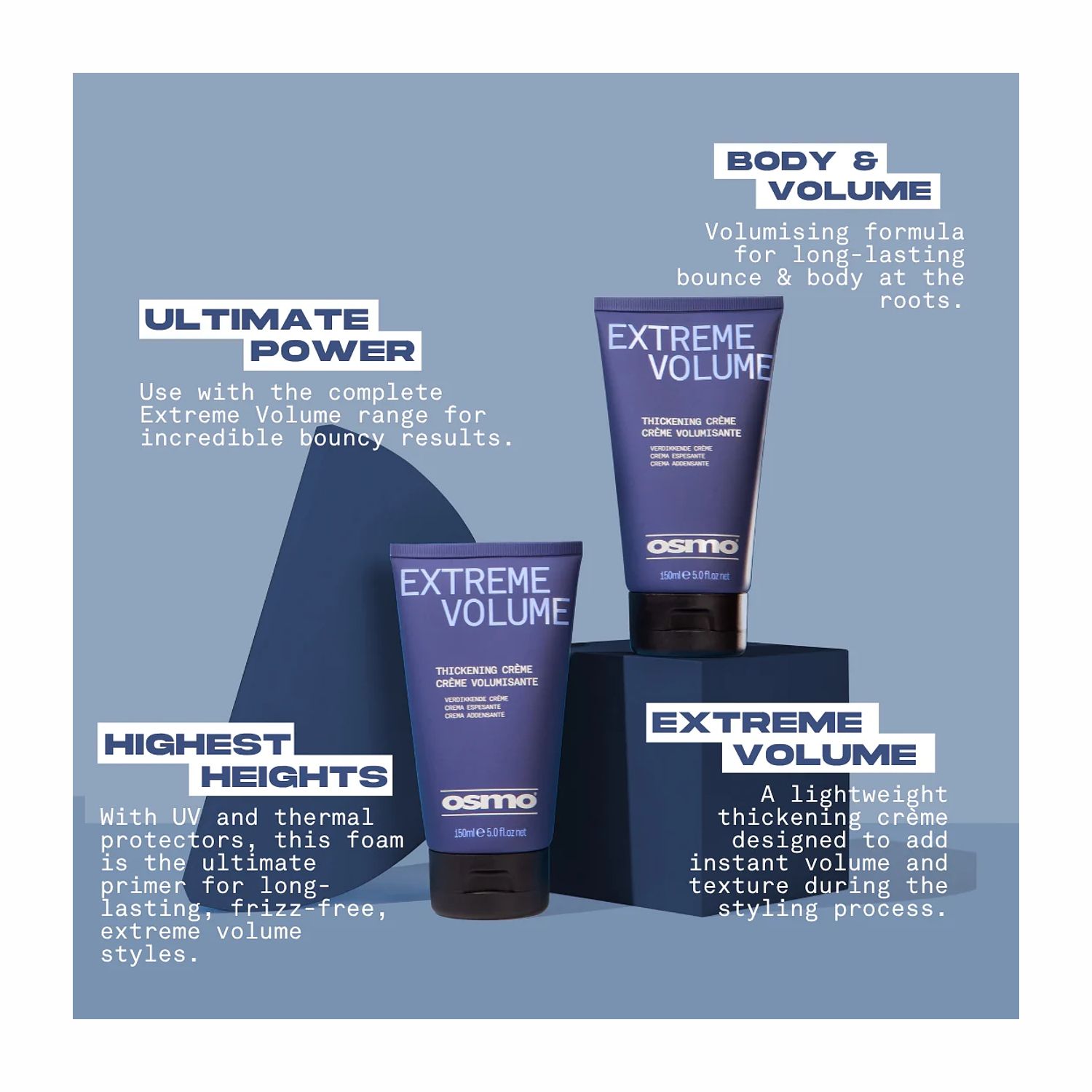 OSMO Extreme Volume Thickening Cr&egrave;me (150ml)
