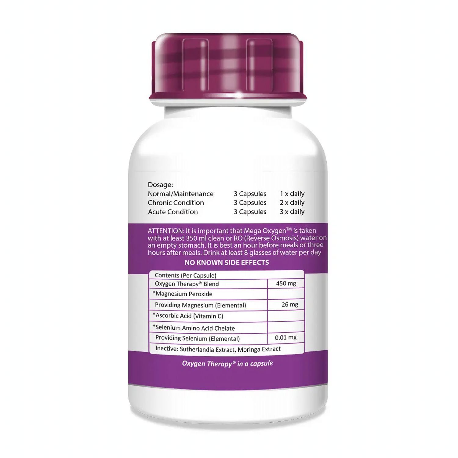 Oxygen Products Mega Oxygen Wellness Support 90 Capsules