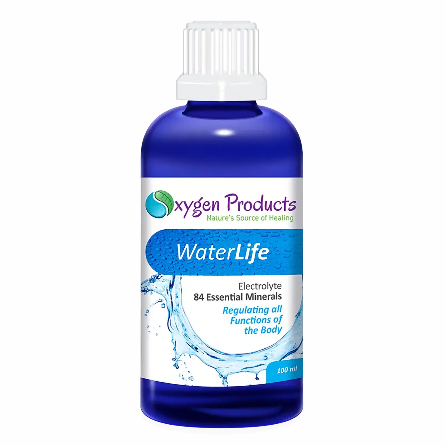 Oxygen Products WaterLife 84-Mineral Electrolyte Concentrate 100ml