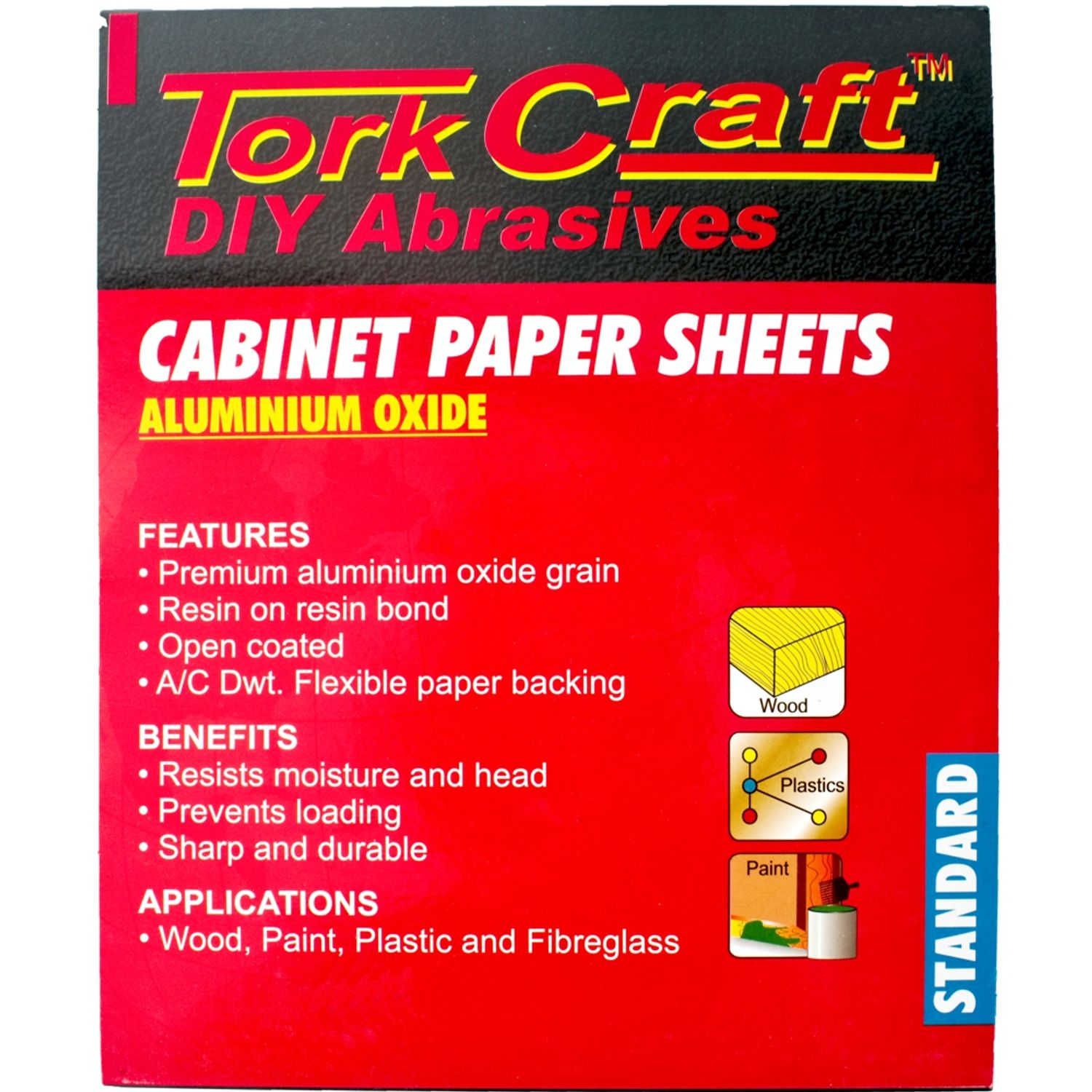 Cabinet Paper 230 X 280 120 Grit 50 Per Pack Std