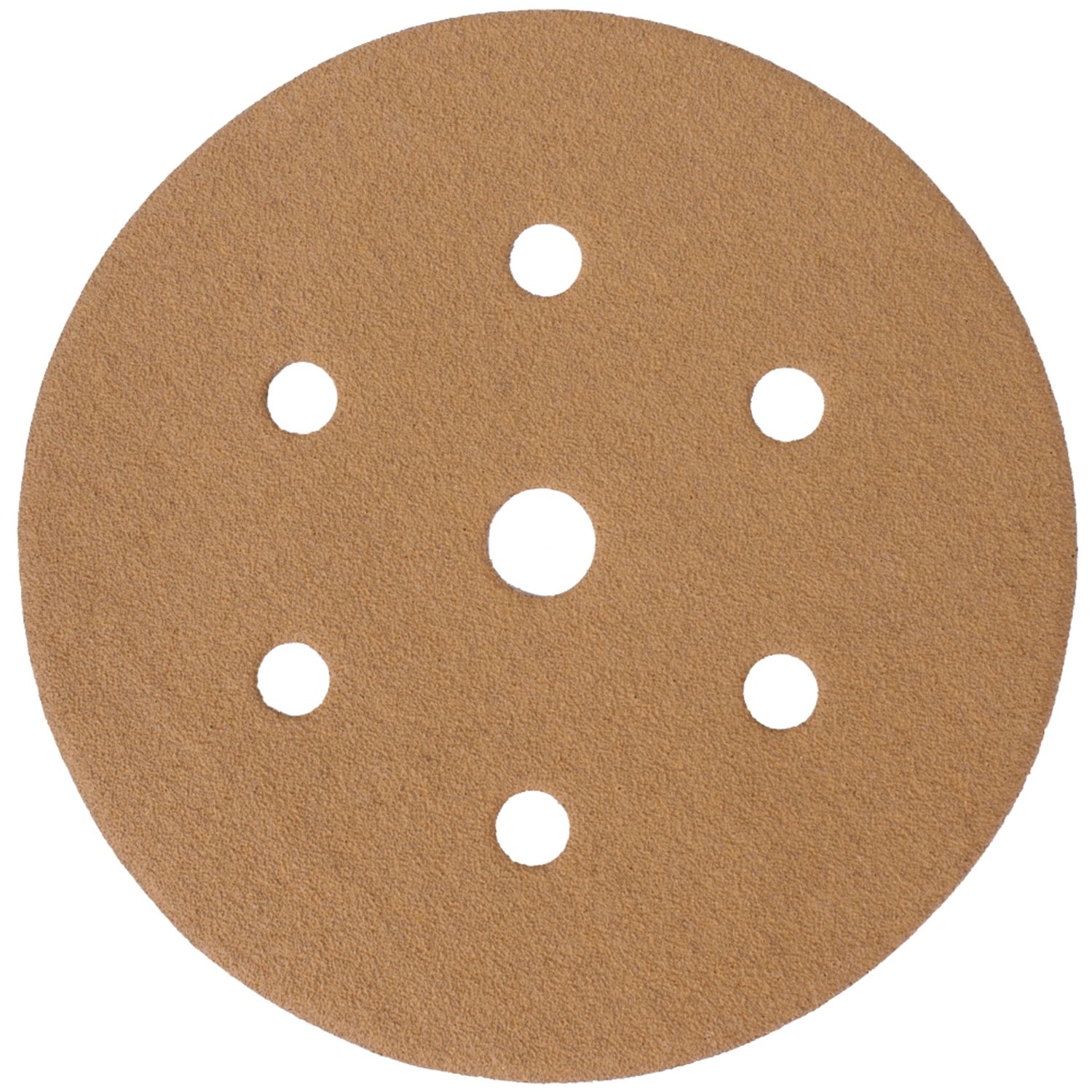 Gold Disc (50 Pieces) 120 Grit 150mm X 6+1 Holes Hook And Loop