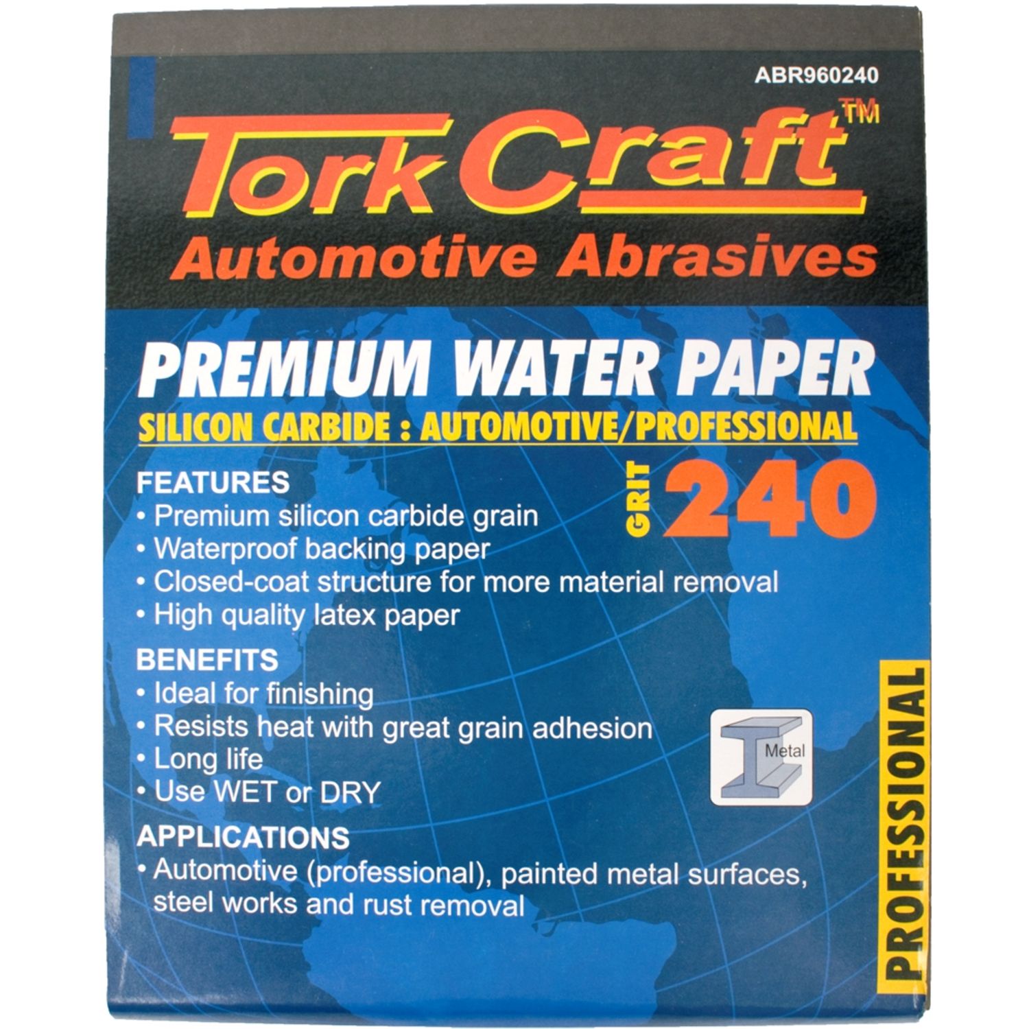 Premium Waterproof Paper 240 Grit 230 X 280 (50 Piece) Automotive